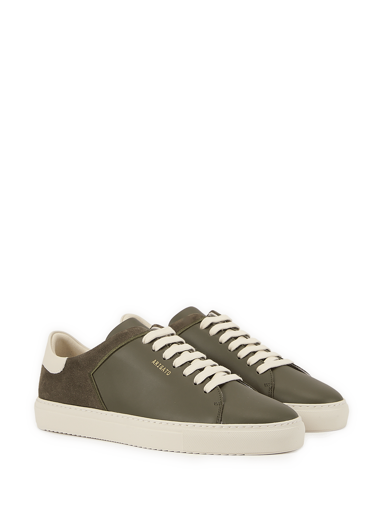 Clean 90 Split mixed leather sneakers AXEL ARIGATO Green