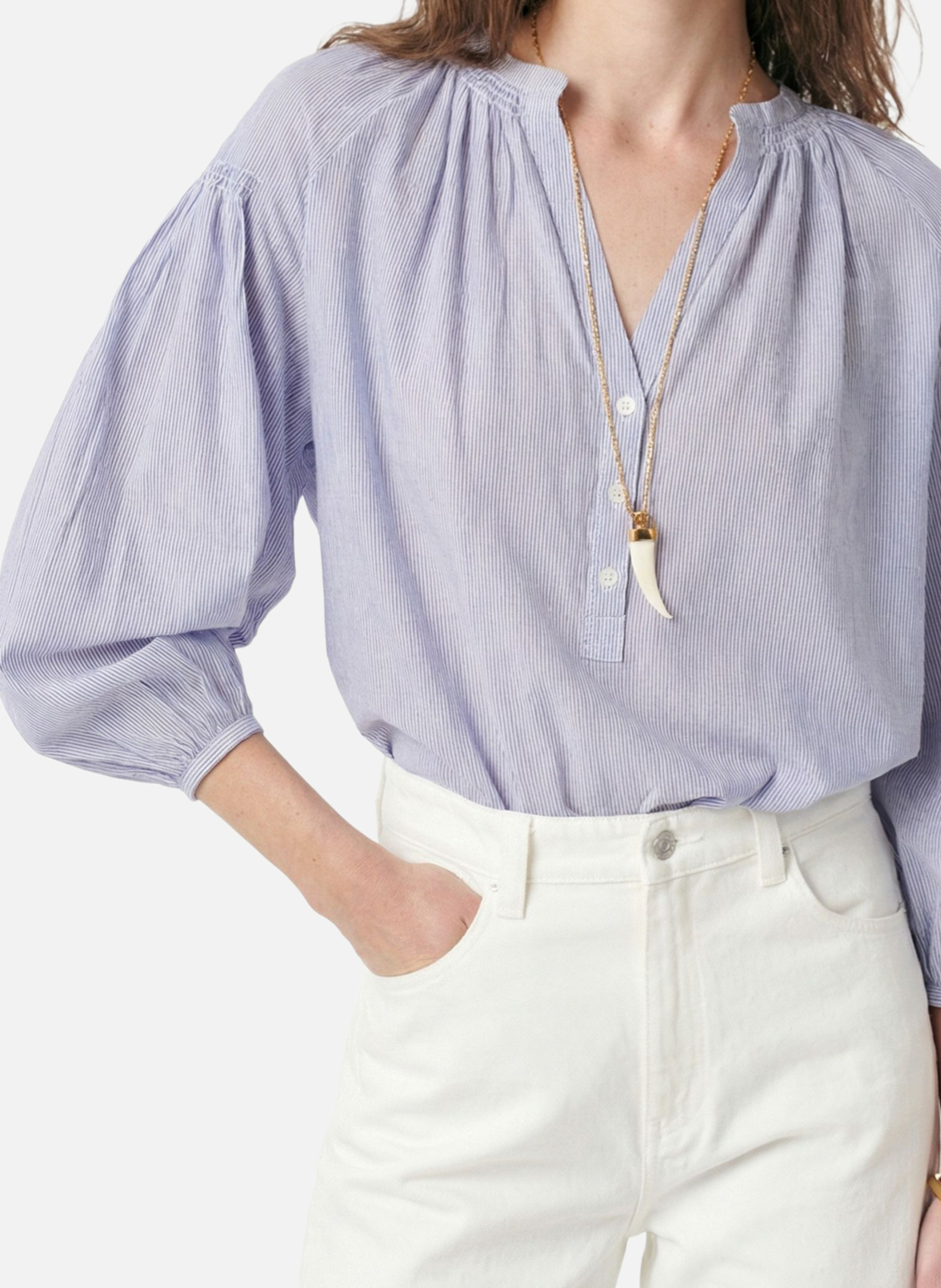 Blouse nipoa VANESSA BRUNO Bleu