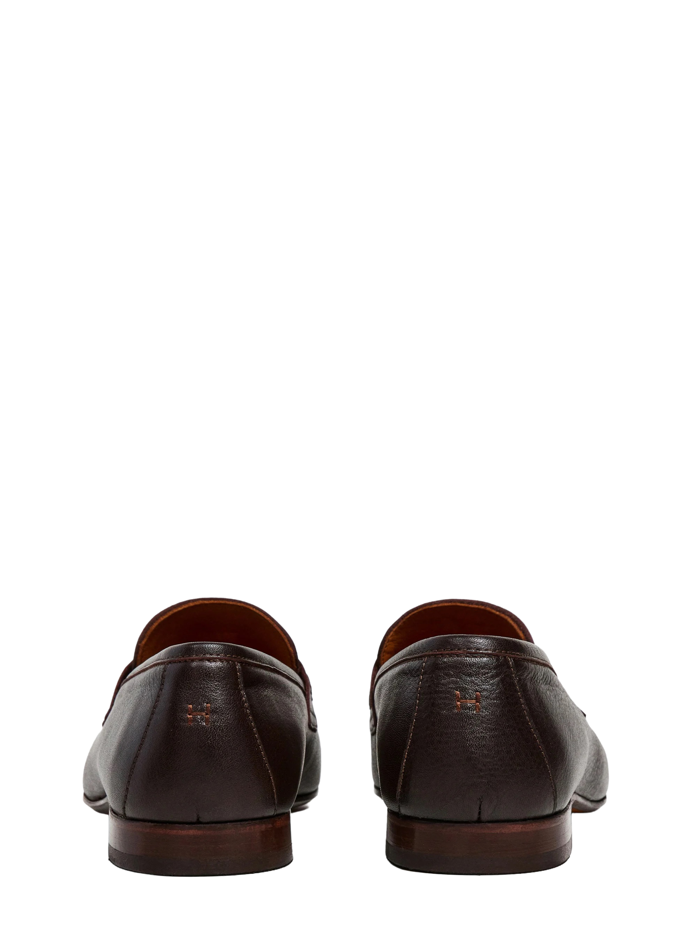Mocassins en cuir HACKETT Marron