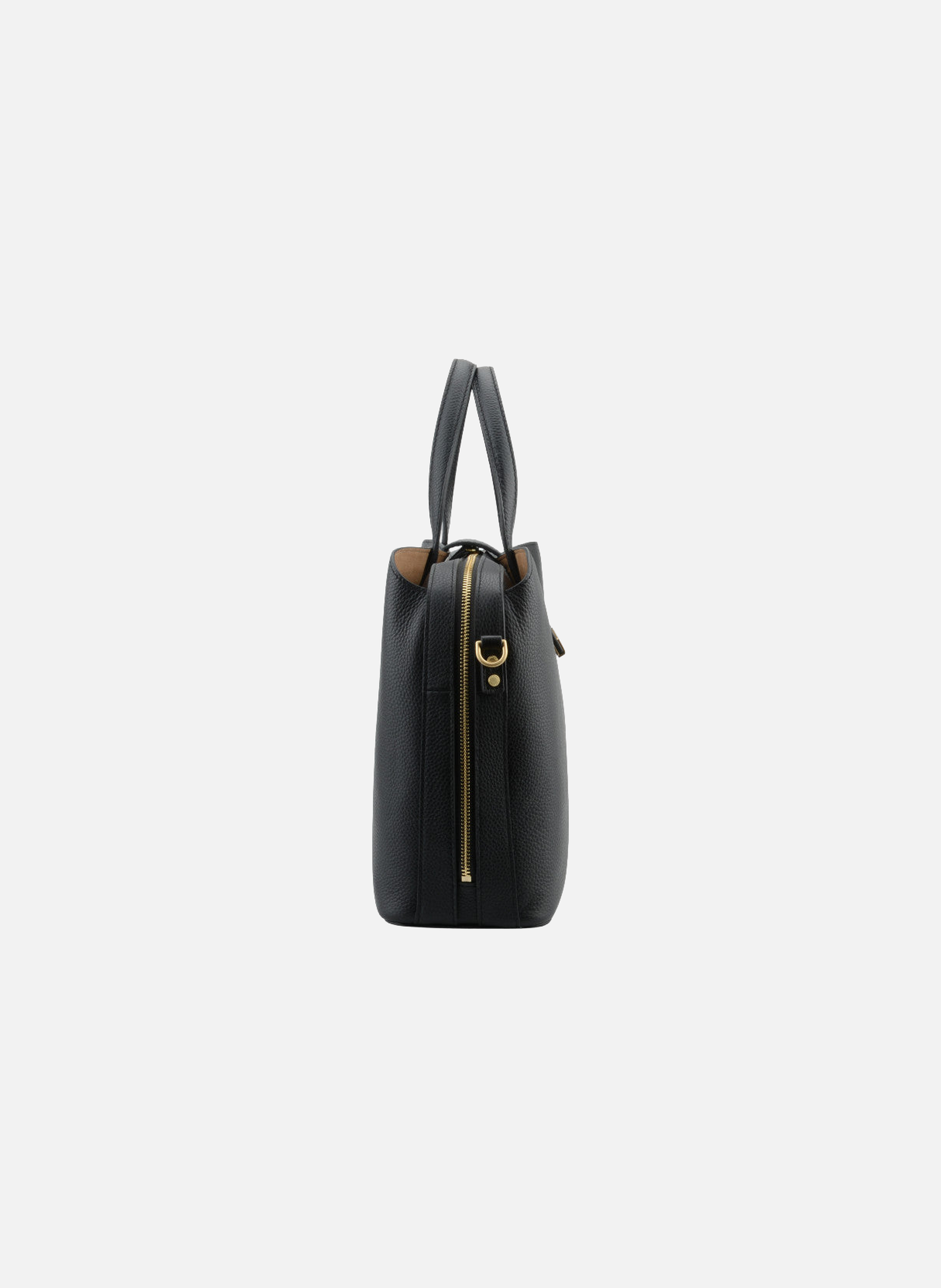 Cavalcade | sac à main mm en cuir de vachette POURCHET Noir