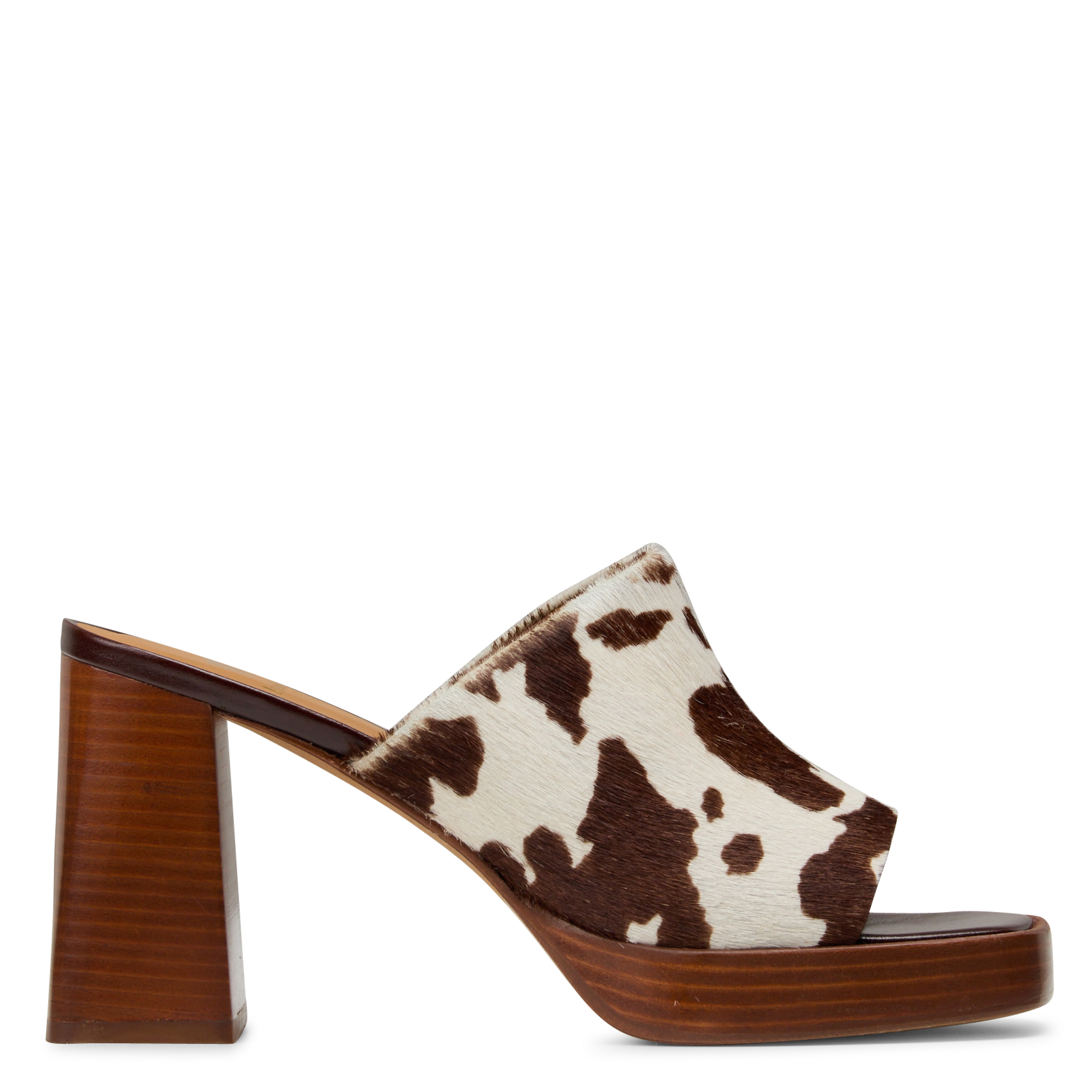 Mules en cuir pony imprimé renata BOBBIES Multicolour