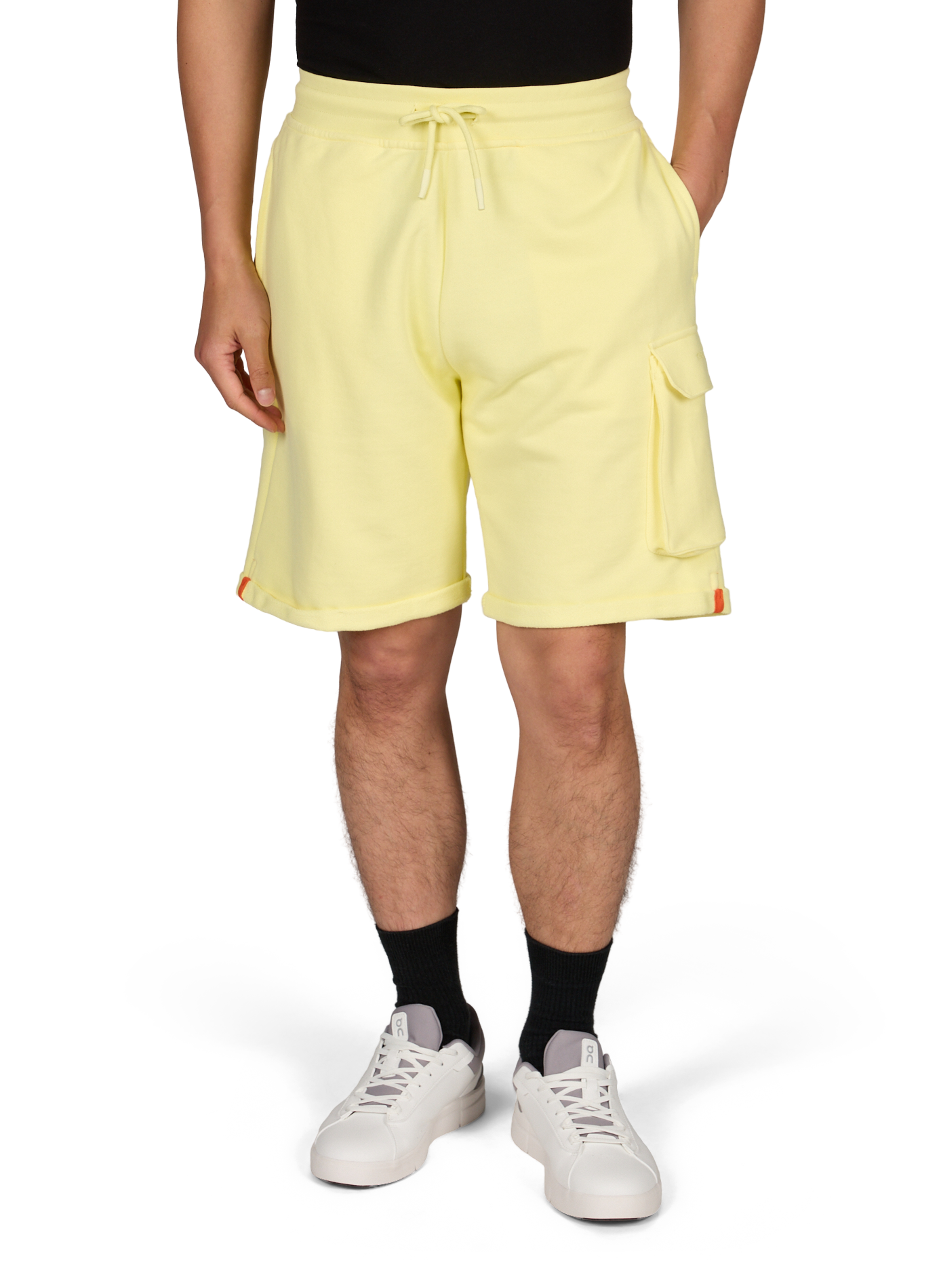 Short cargo in cotton GERTRUDE ET GASTON Yellow