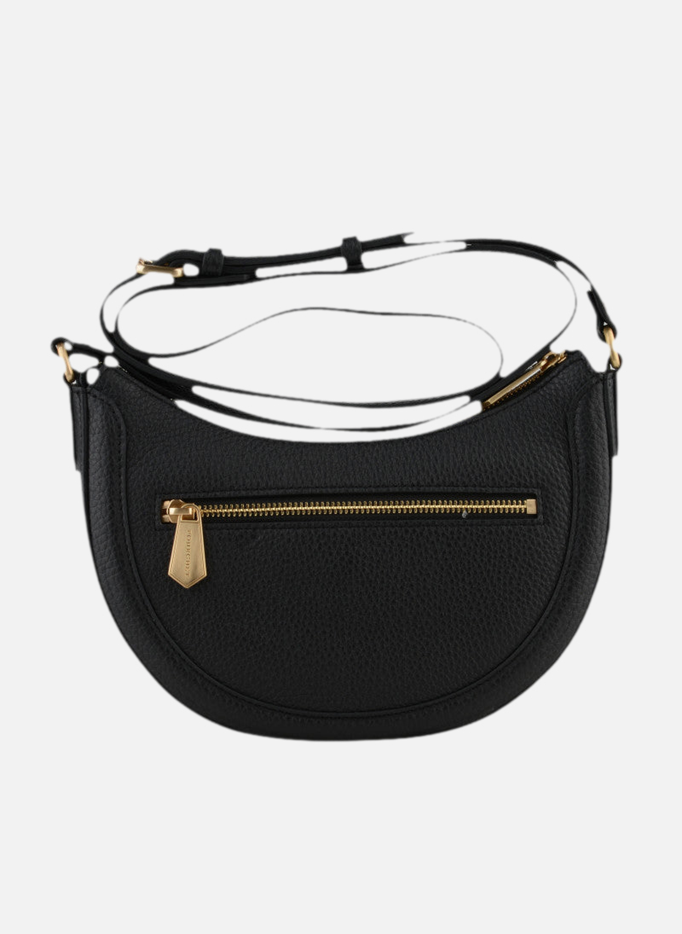 Image | sac porté épaule en cuir de vachette POURCHET Noir