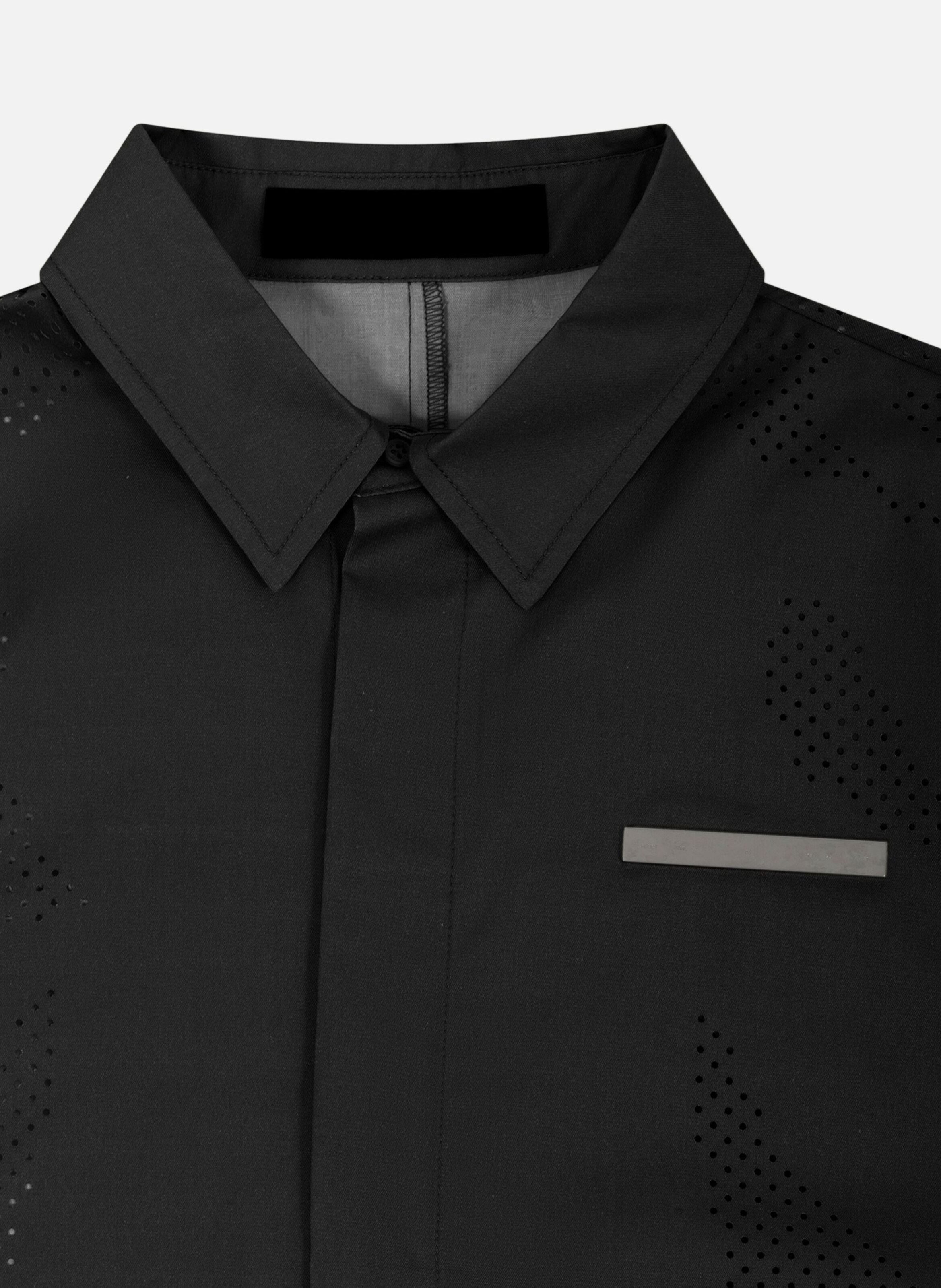 Chemise manches courtes alsoran HELIOT EMIL Noir