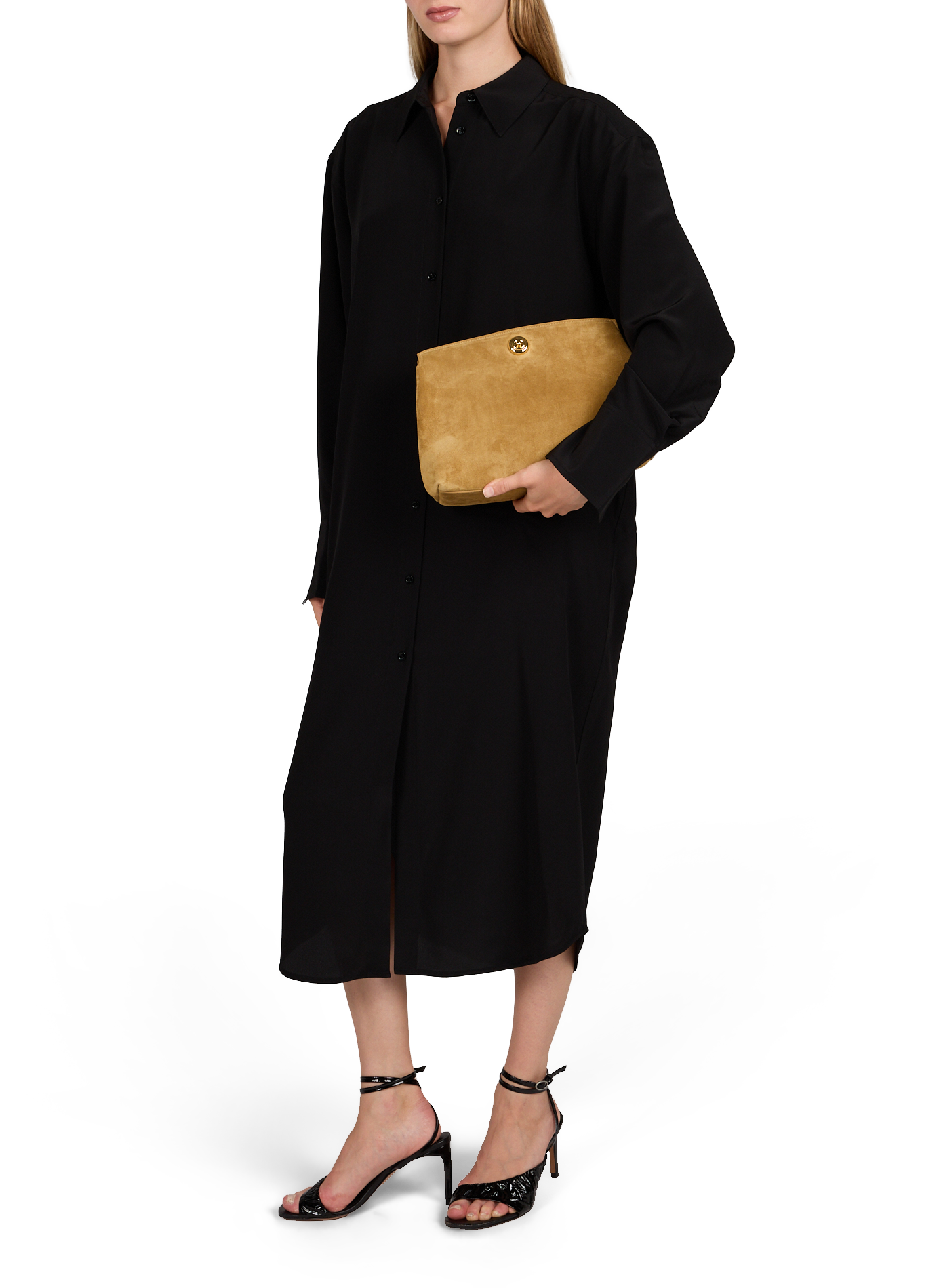 Suede leather bag LIFFNER Beige