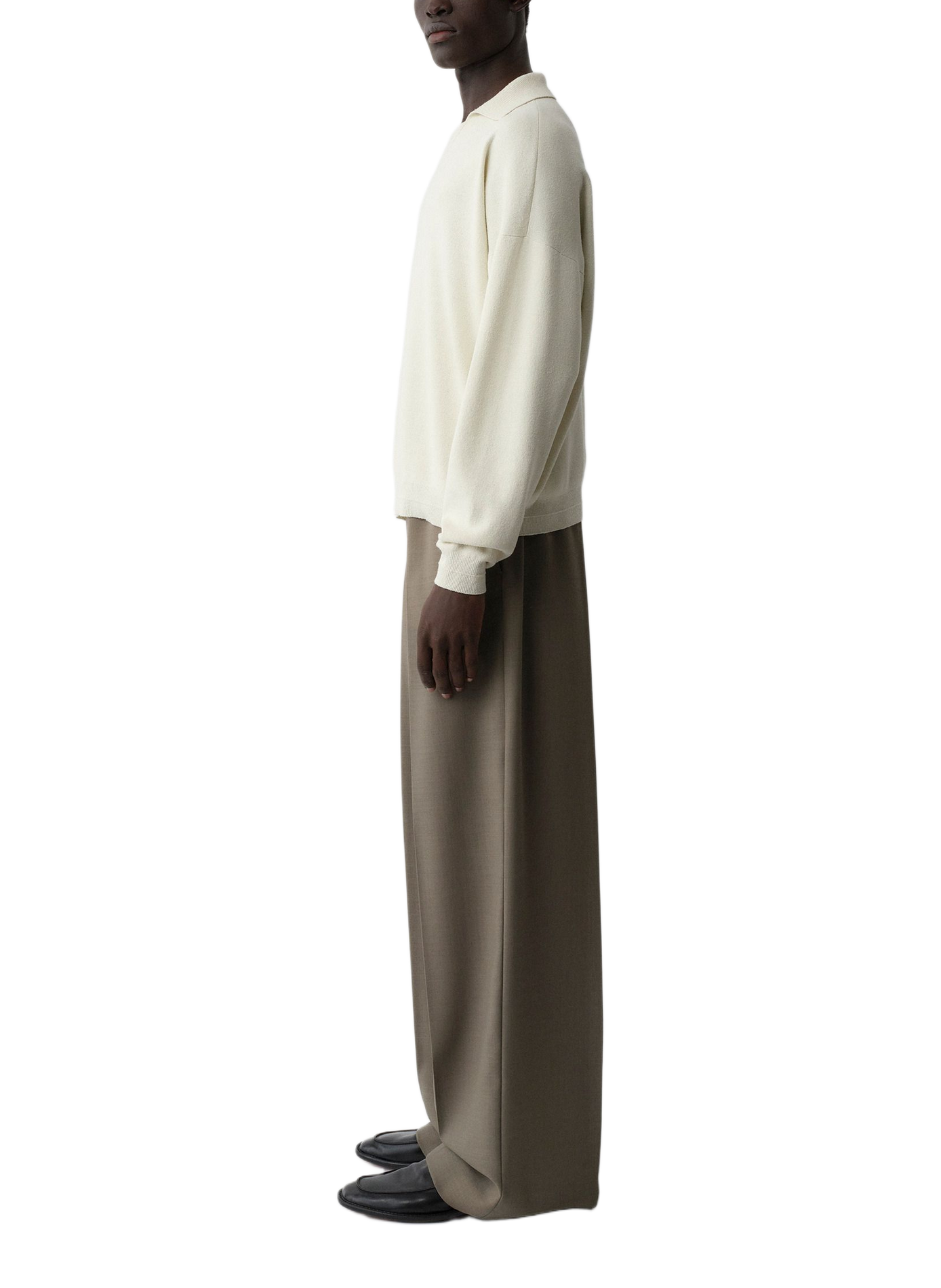 Silk oversize Desmond sweater CALVIN KLEIN COLLECTION White