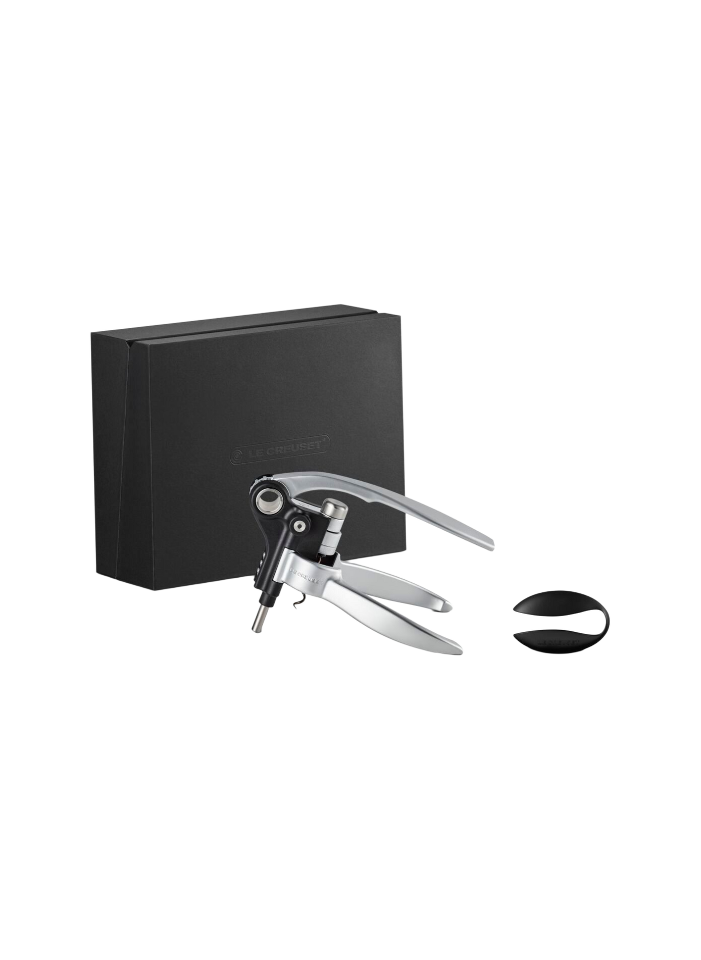 Tire-bouchon à levier avec coupe-capsule LM-250 LE CREUSET Argent