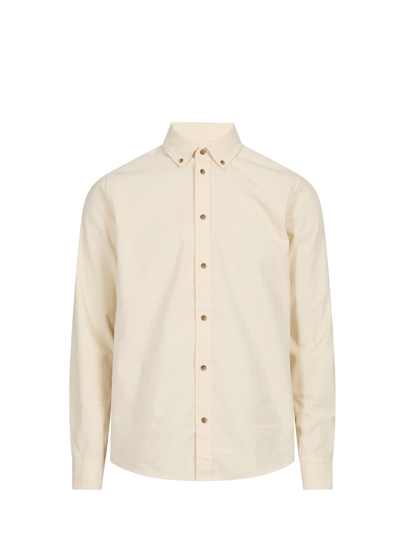 Gerade geknöpftes Hemd uni LES DEUX Beige