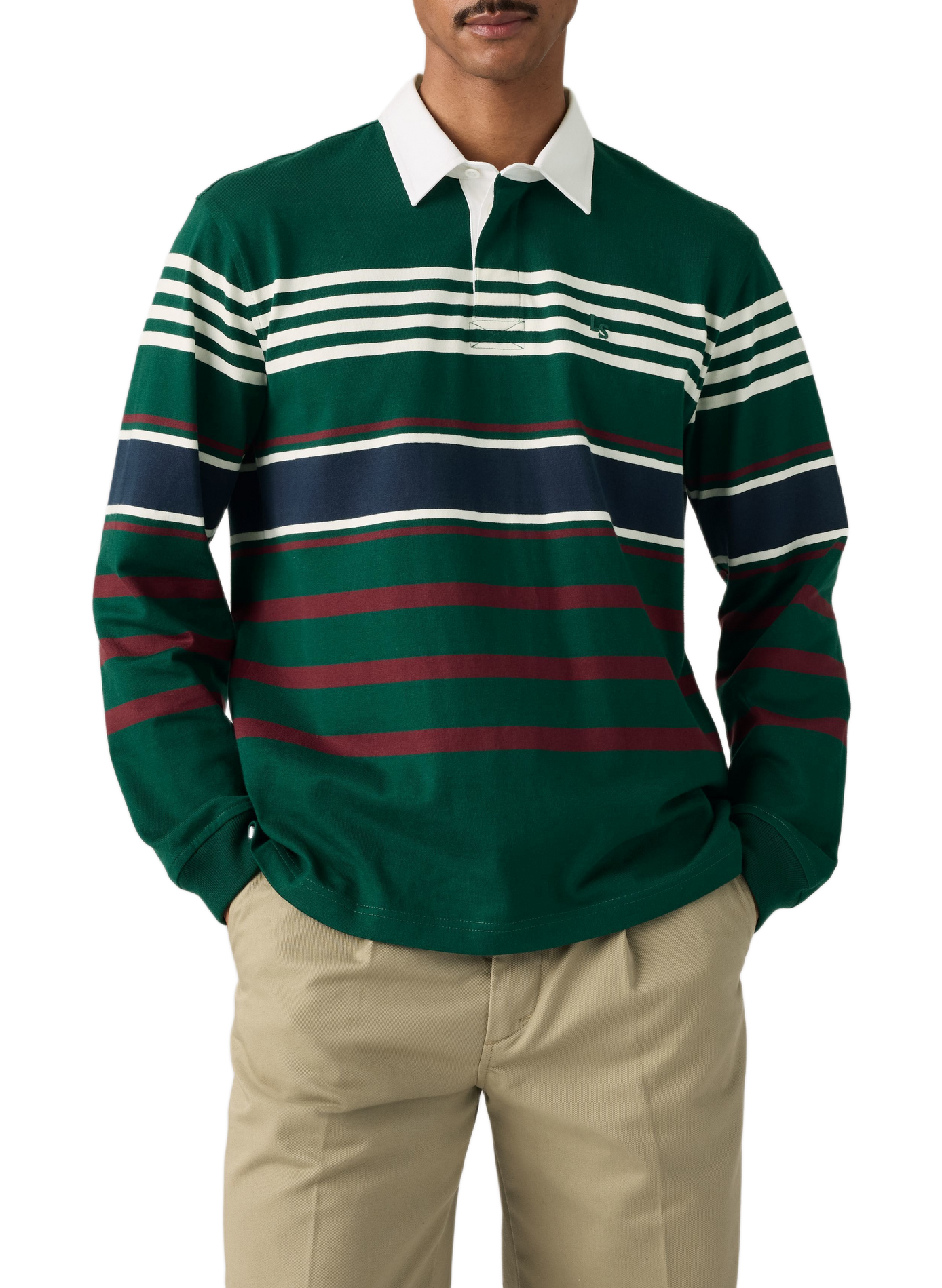 Langarm-Poloshirt aus Baumwolle LEVI'S Grun