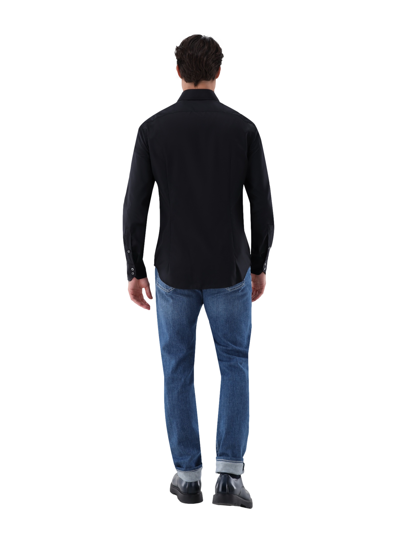 Fitted cotton Shirt VAN LAACK Black