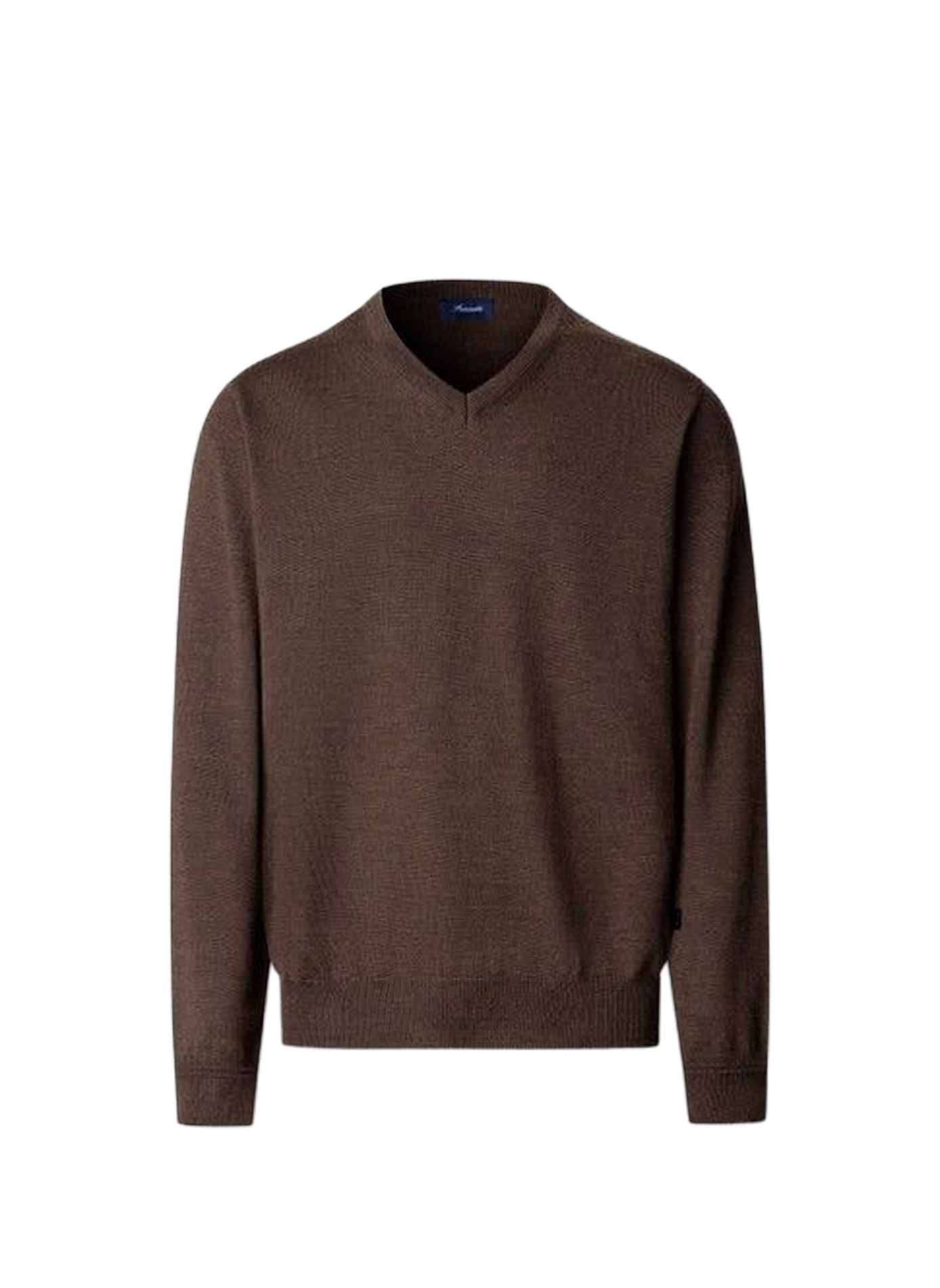 Wool V-neck jumper FACONNABLE Brown