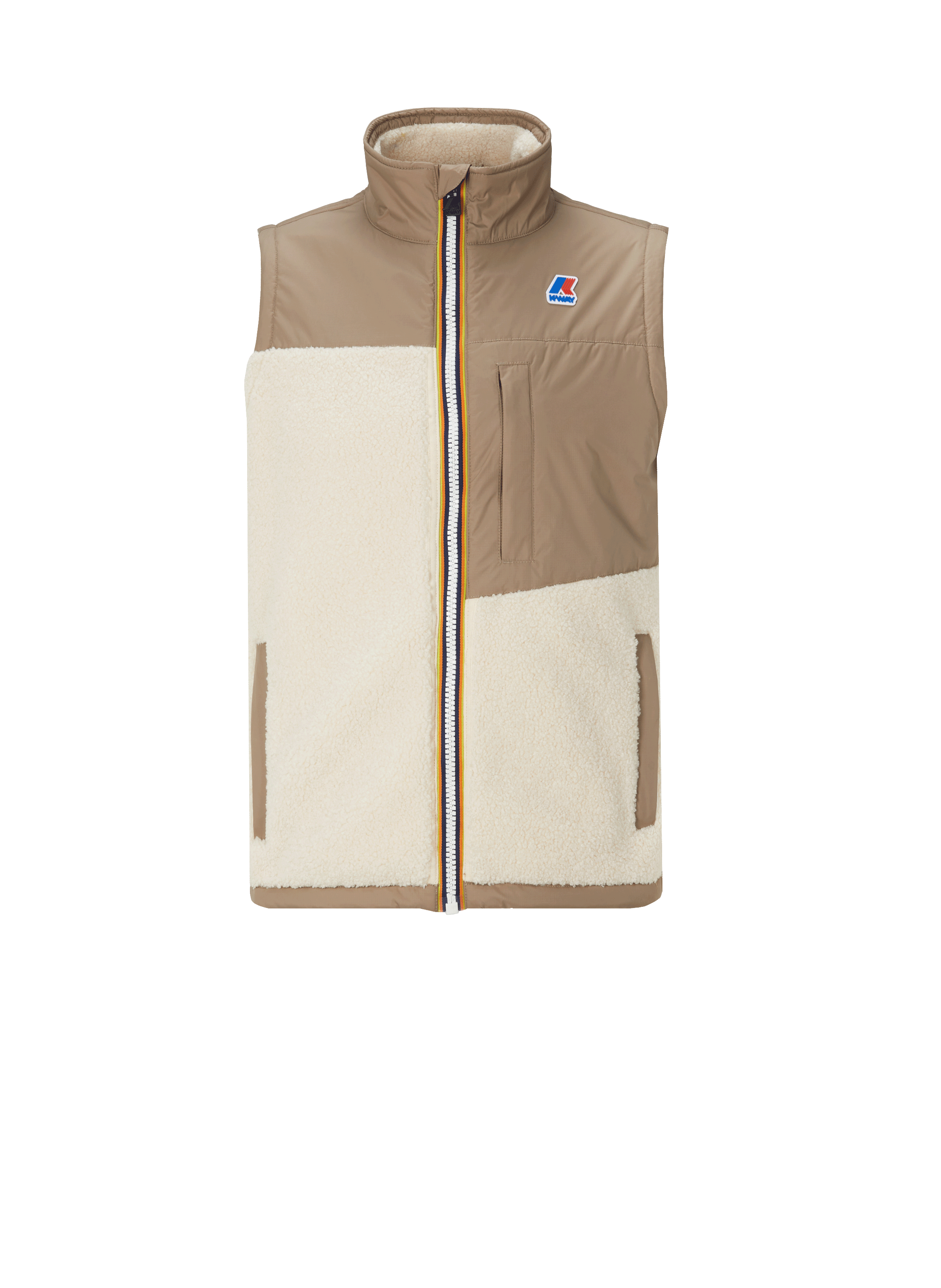 Veste sans manches moltonnée