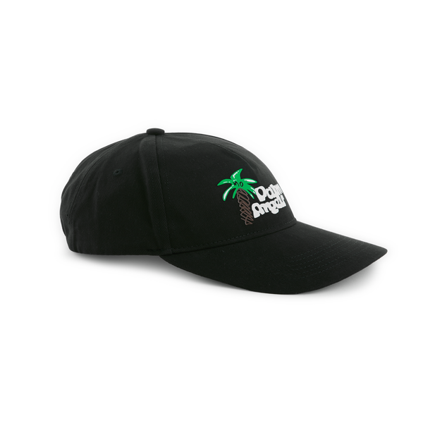 Palm Angels Sketchy Cotton Cap In Green