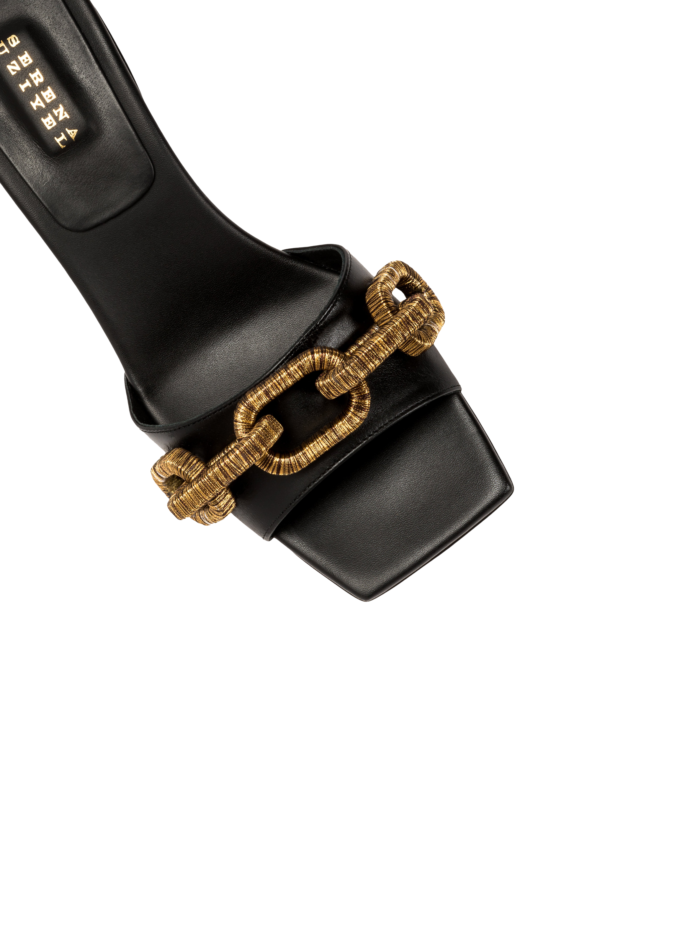 Sandales à talon moyen catena noir SERENA UZIYEL Noir