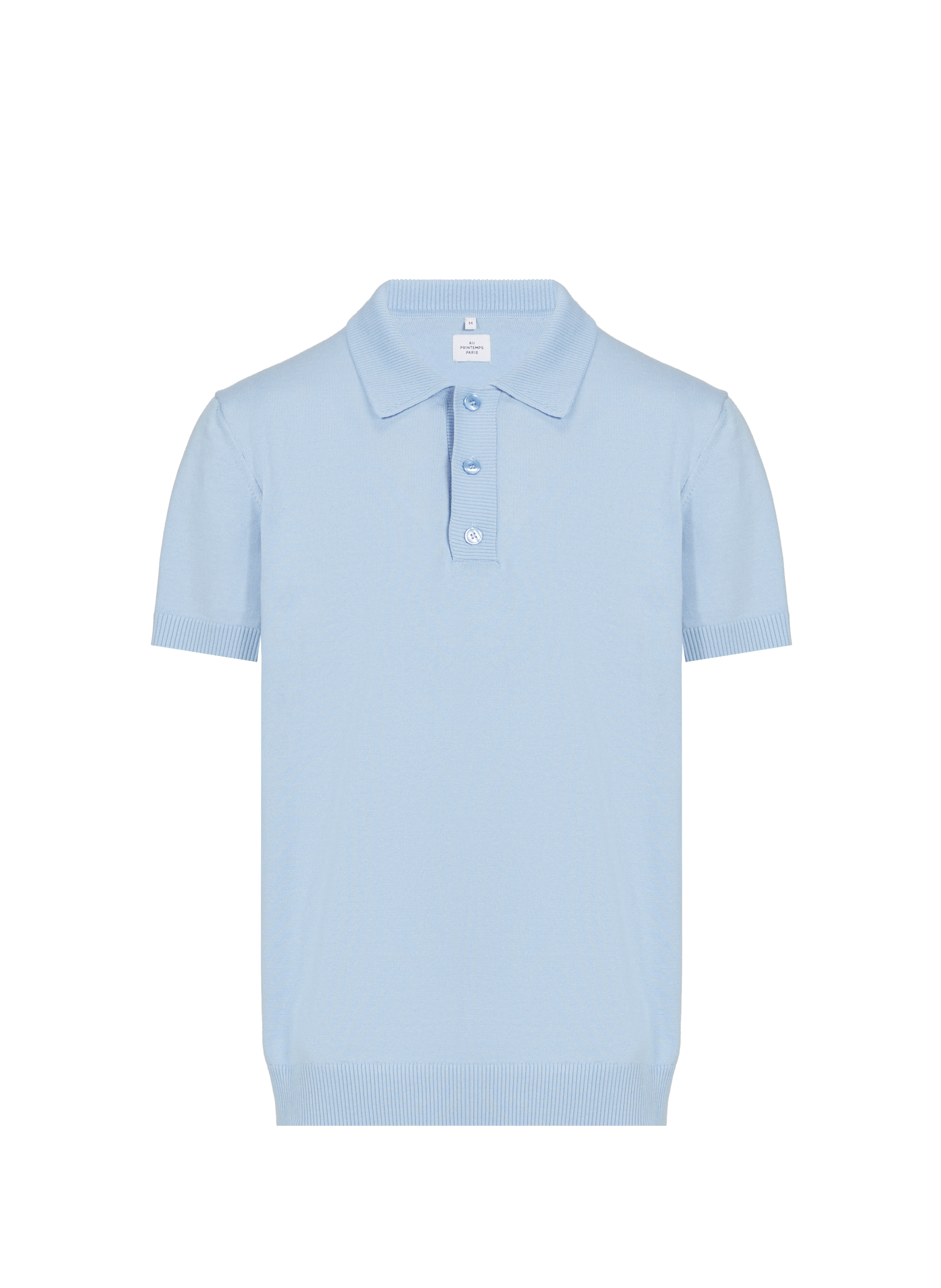 Polo en coton Dolo AU PRINTEMPS PARIS Bleu