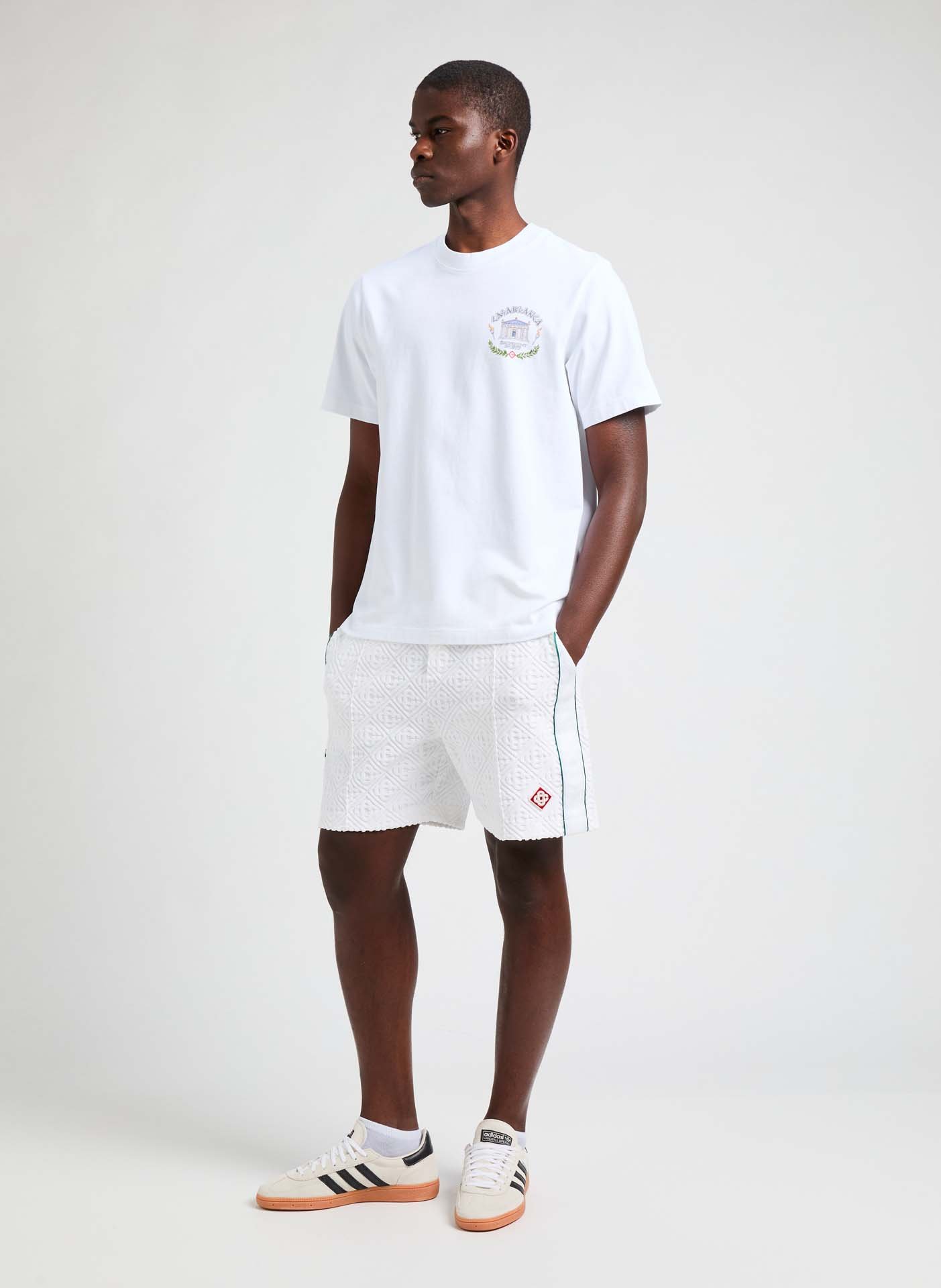 Printed T-shirt CASABLANCA PARIS White