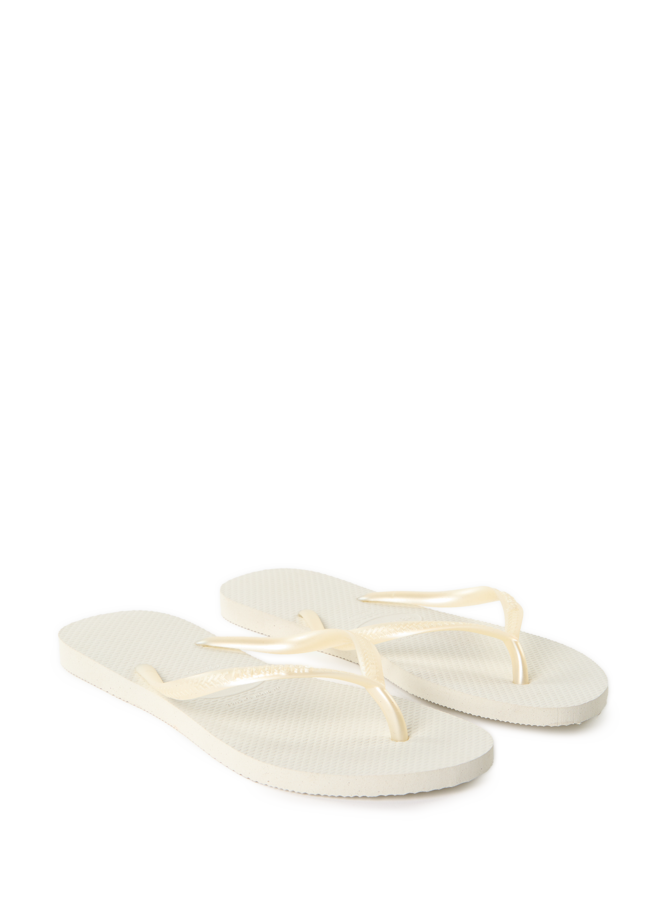 Slim flip flops HAVAIANAS White