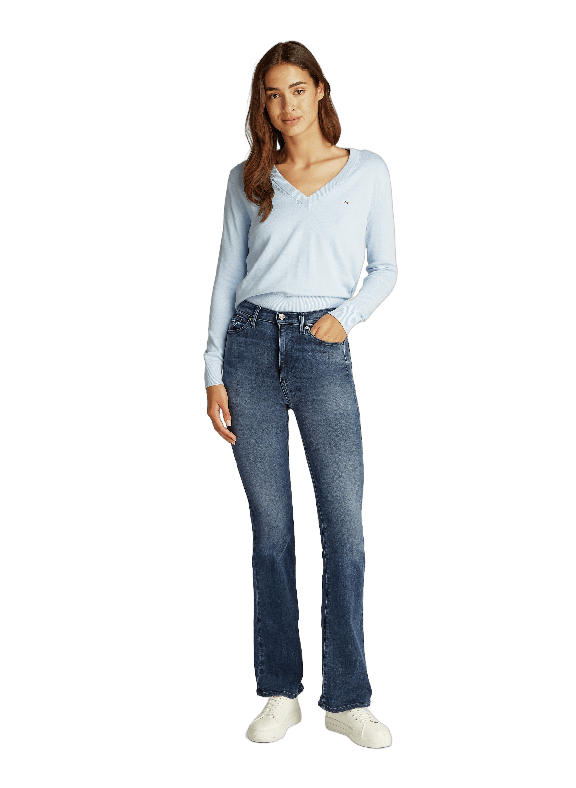 Flared Jeans TOMMY HILFIGER Black