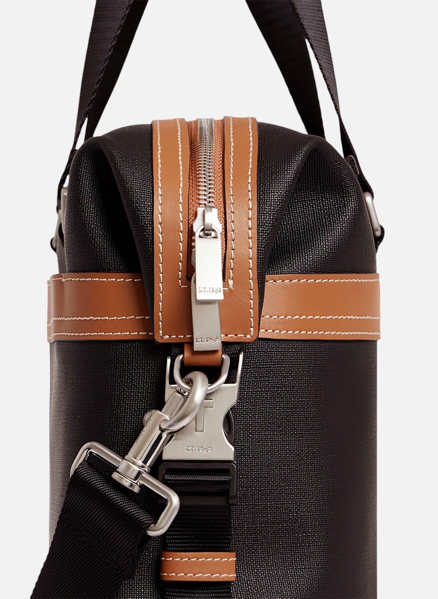 Porte documents 15" maurice en toile enduite LE TANNEUR Noir