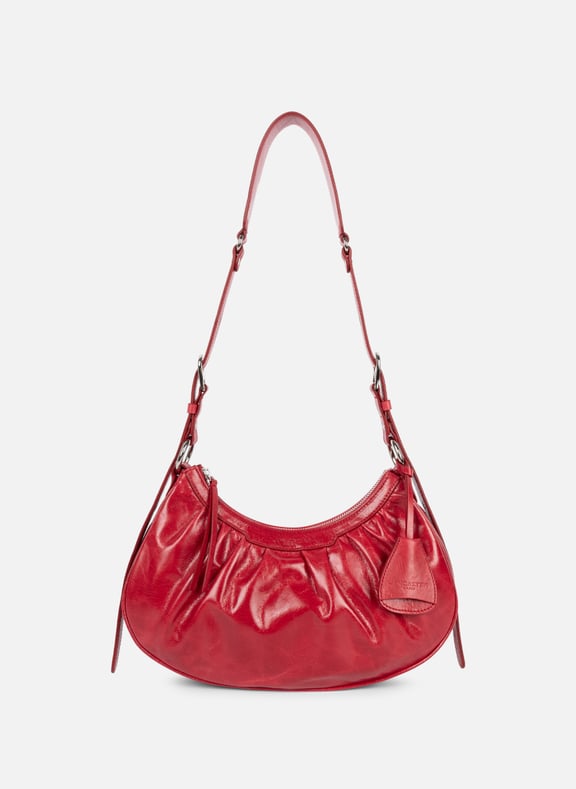 Sac demi lune - rétro glam Rouge by LANCASTER LANCASTER Sac demi lune - rétro glam Rouge