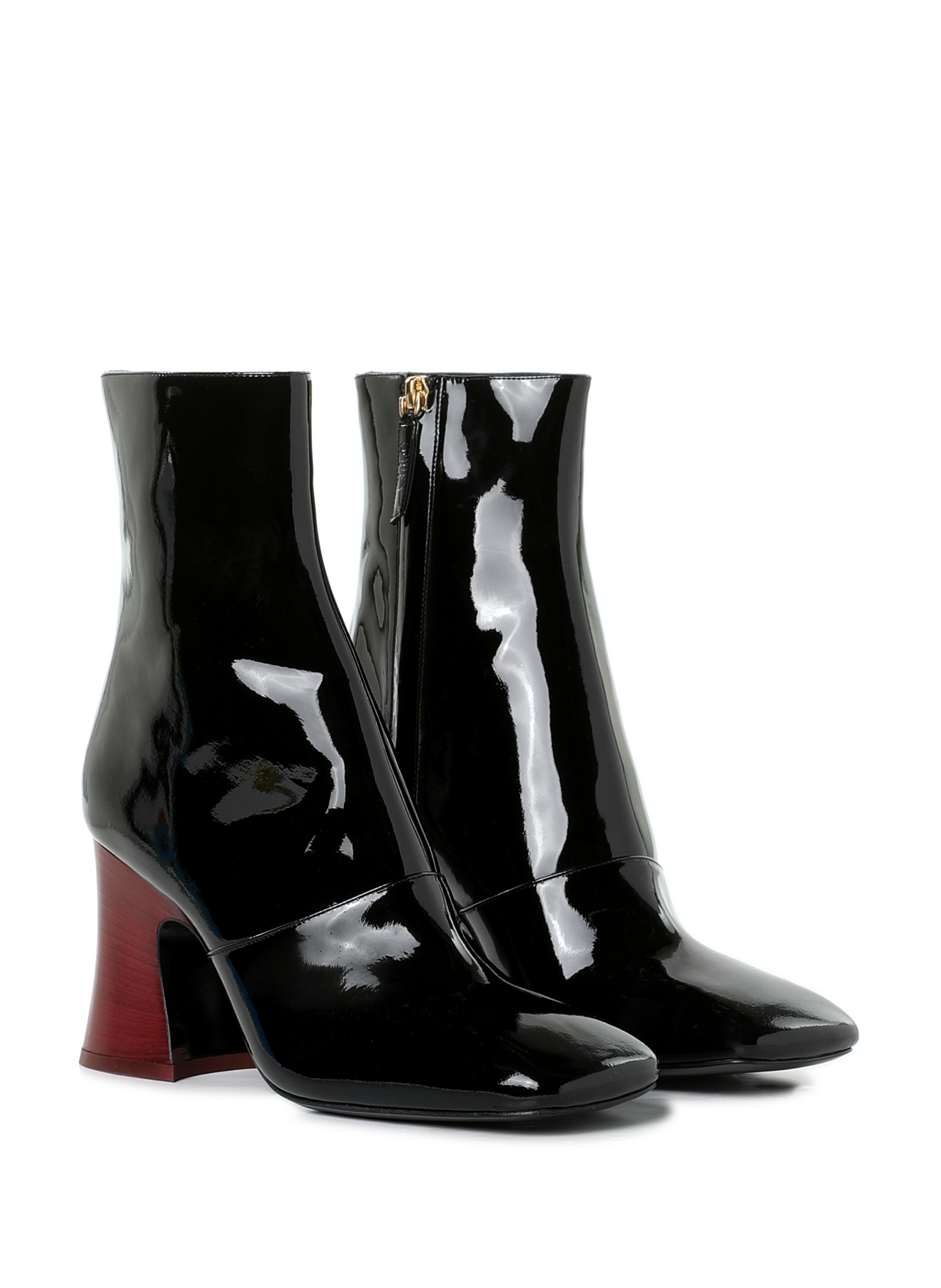 Bottines à talon Janis en cuir  CHLOÉ Noir