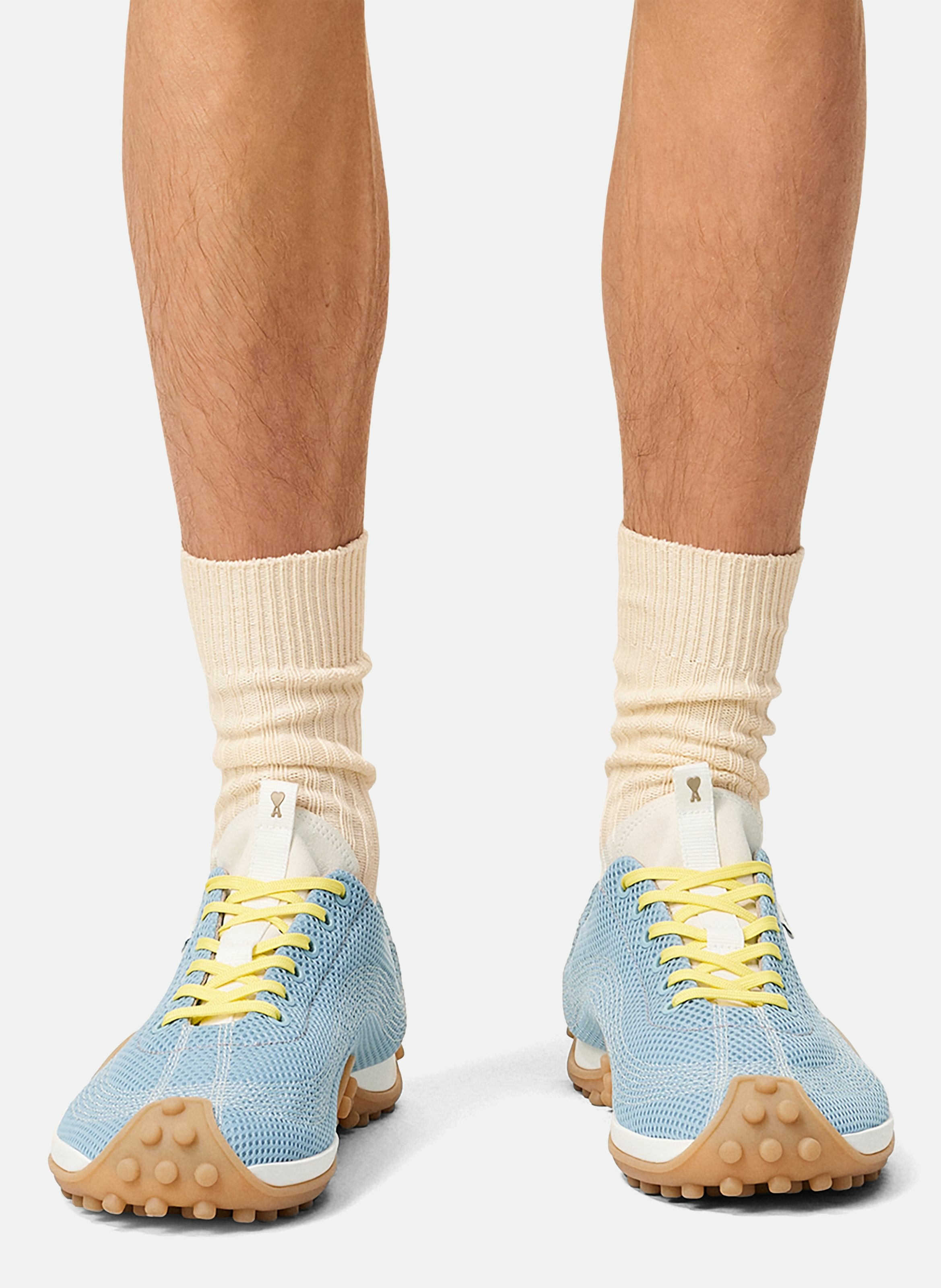 Sneakers mirage unisexes en mesh AMI PARIS Bleu