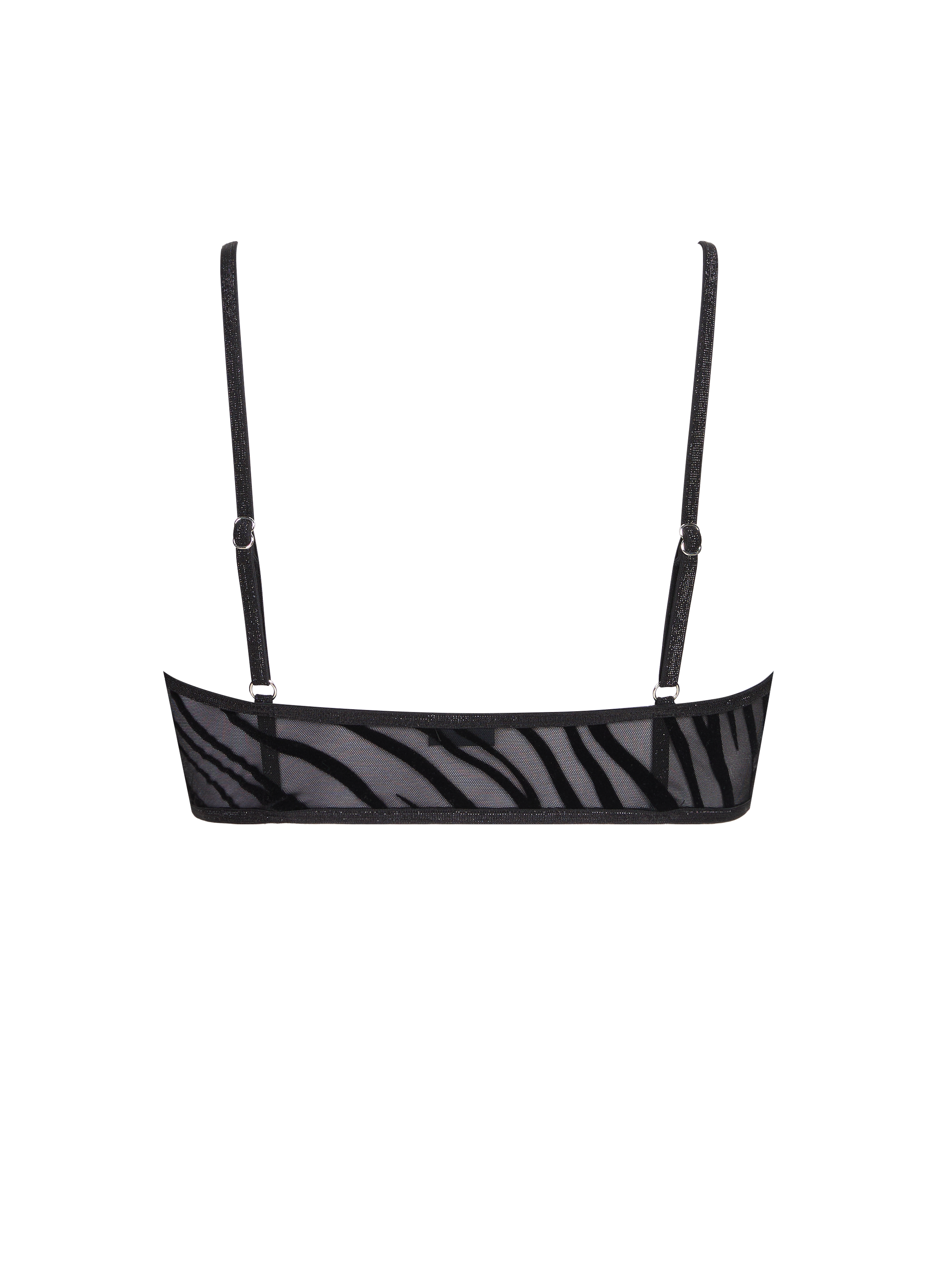 Zebra print bra LA NOUVELLE Black