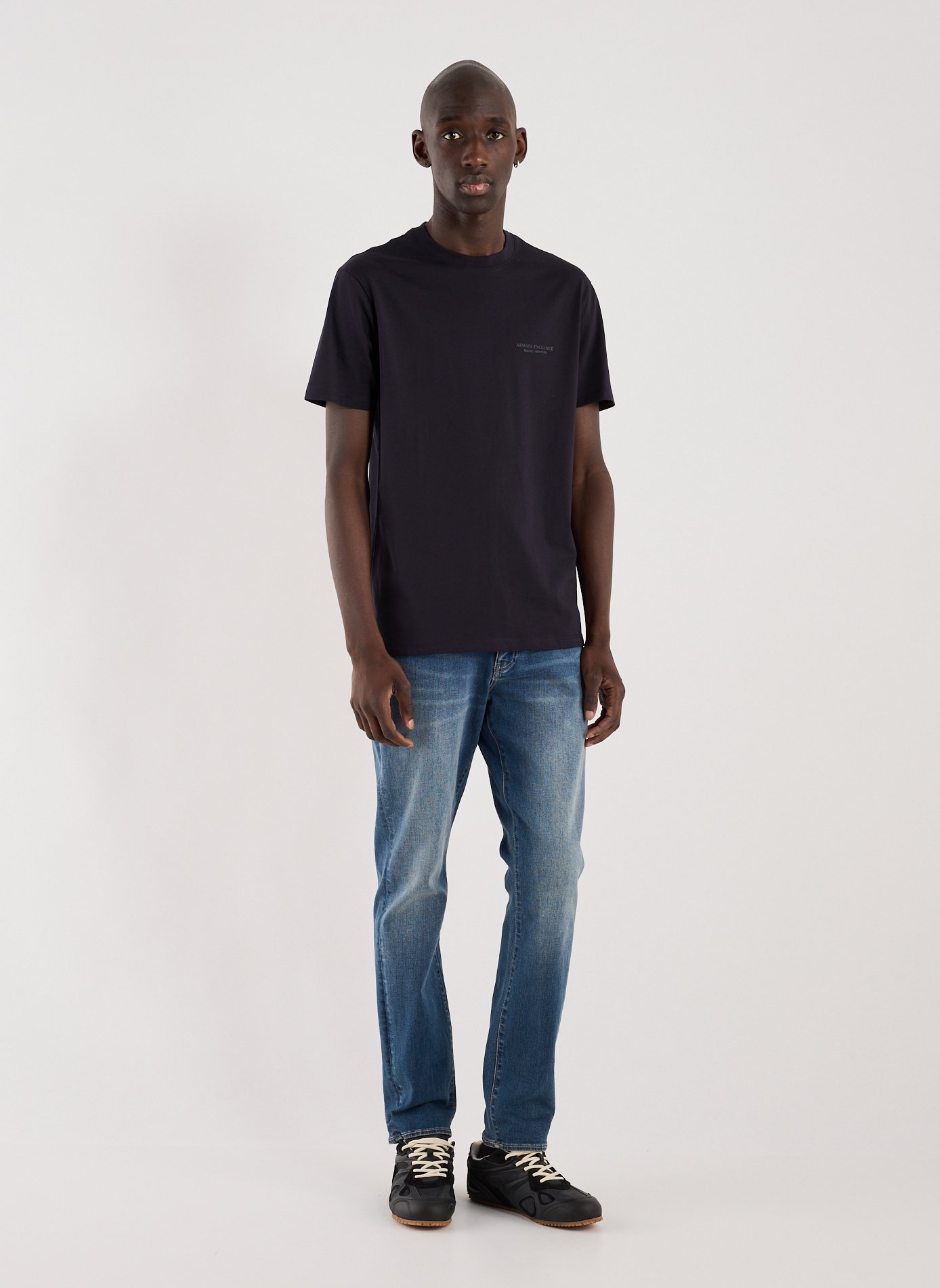 Cotton-blend slim-fit jeans ARMANI EXCHANGE Blue