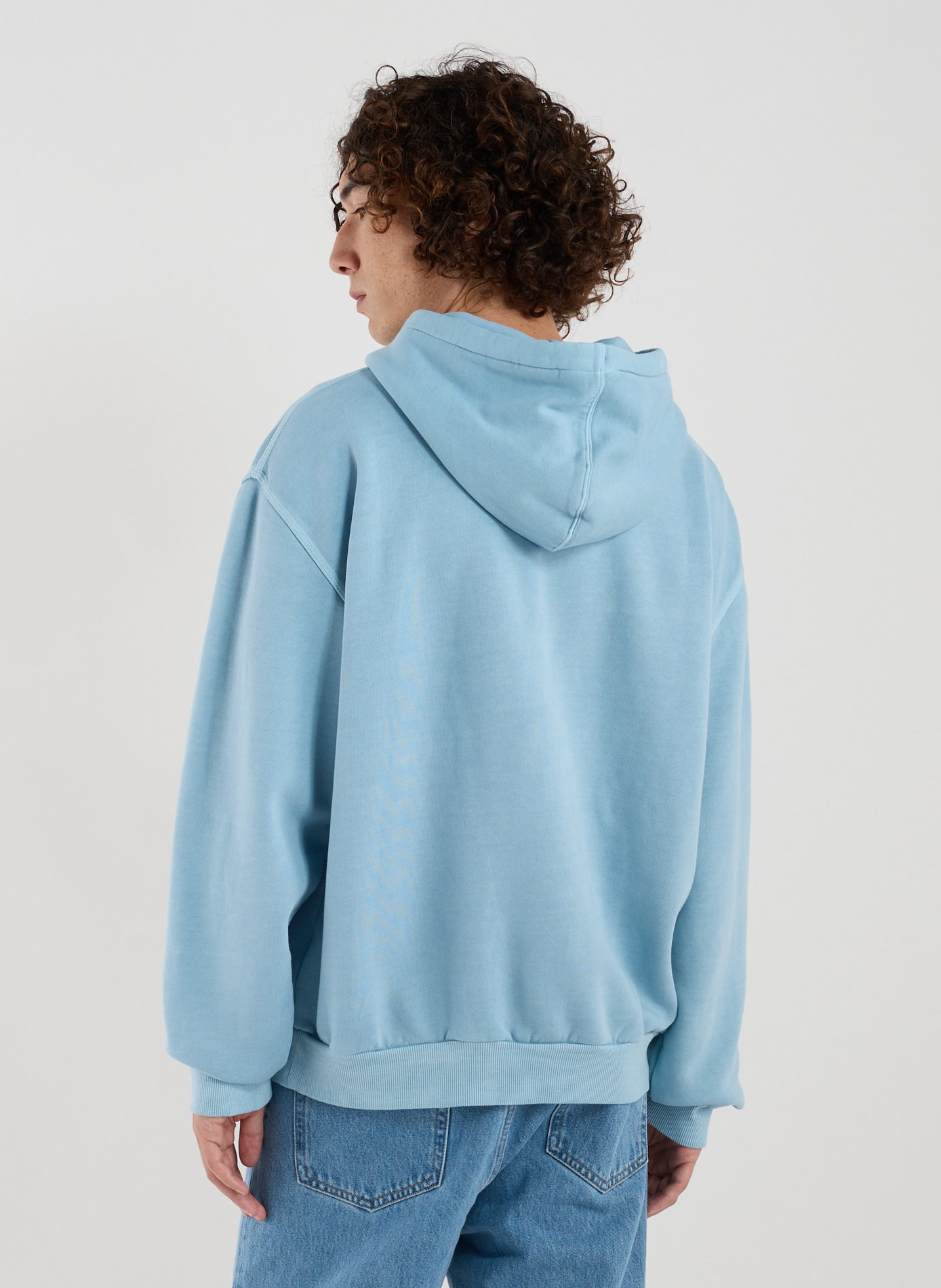 Cotton fleece-blend hoodie DICKIES Blue