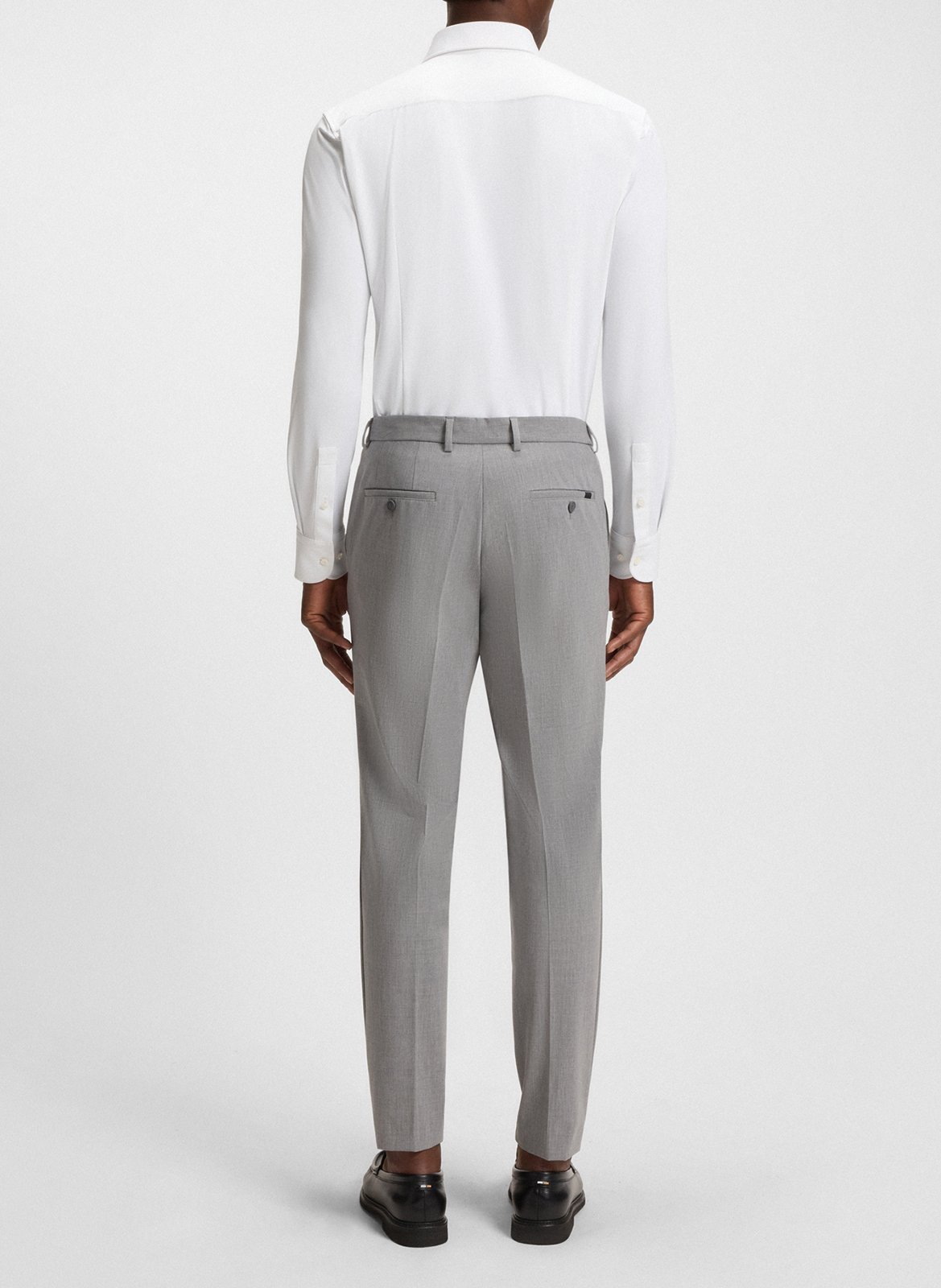 Chemise col classique slim fit BOSS Blanc