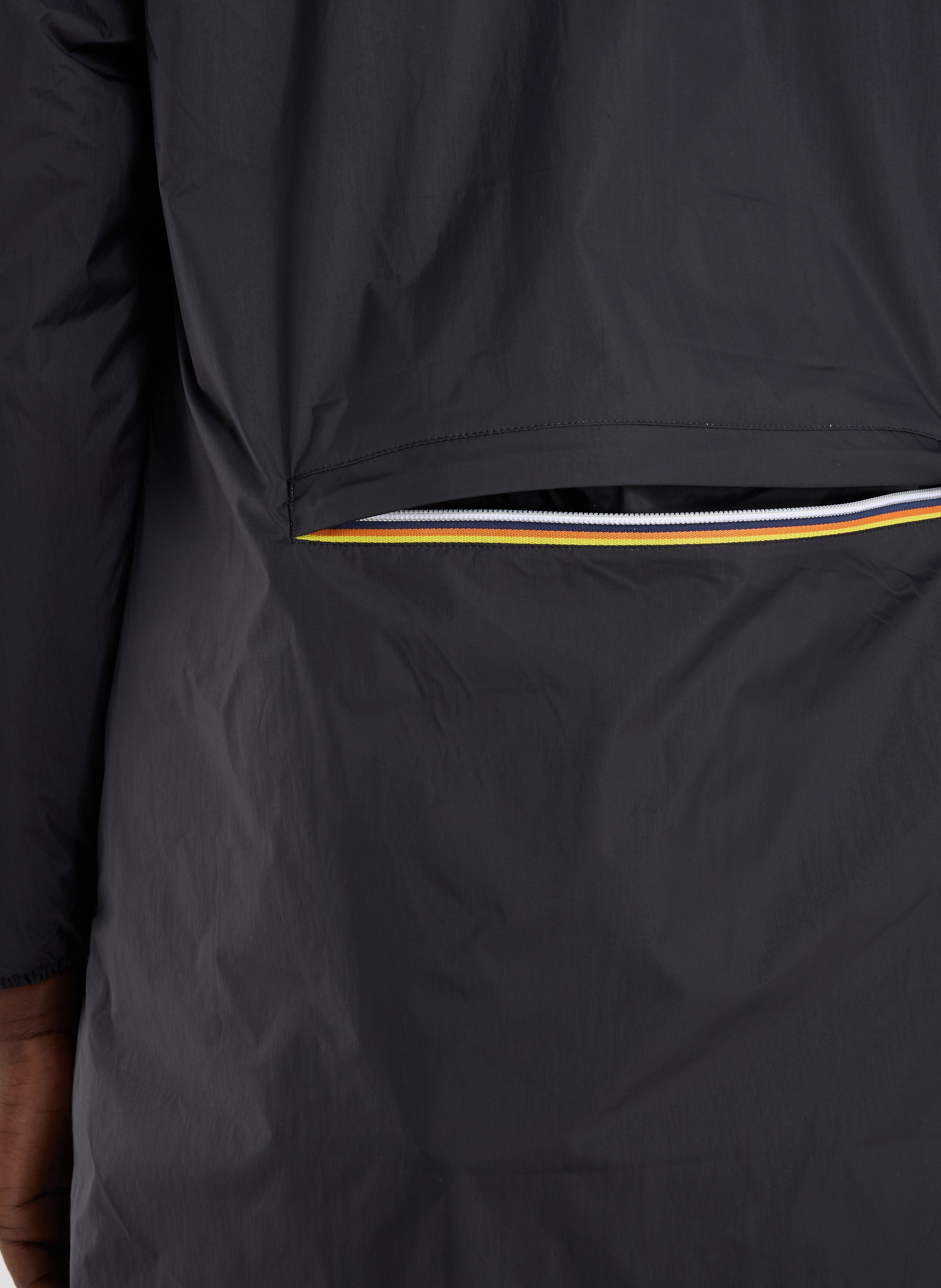 Mid-length waterproof parka K-WAY Black