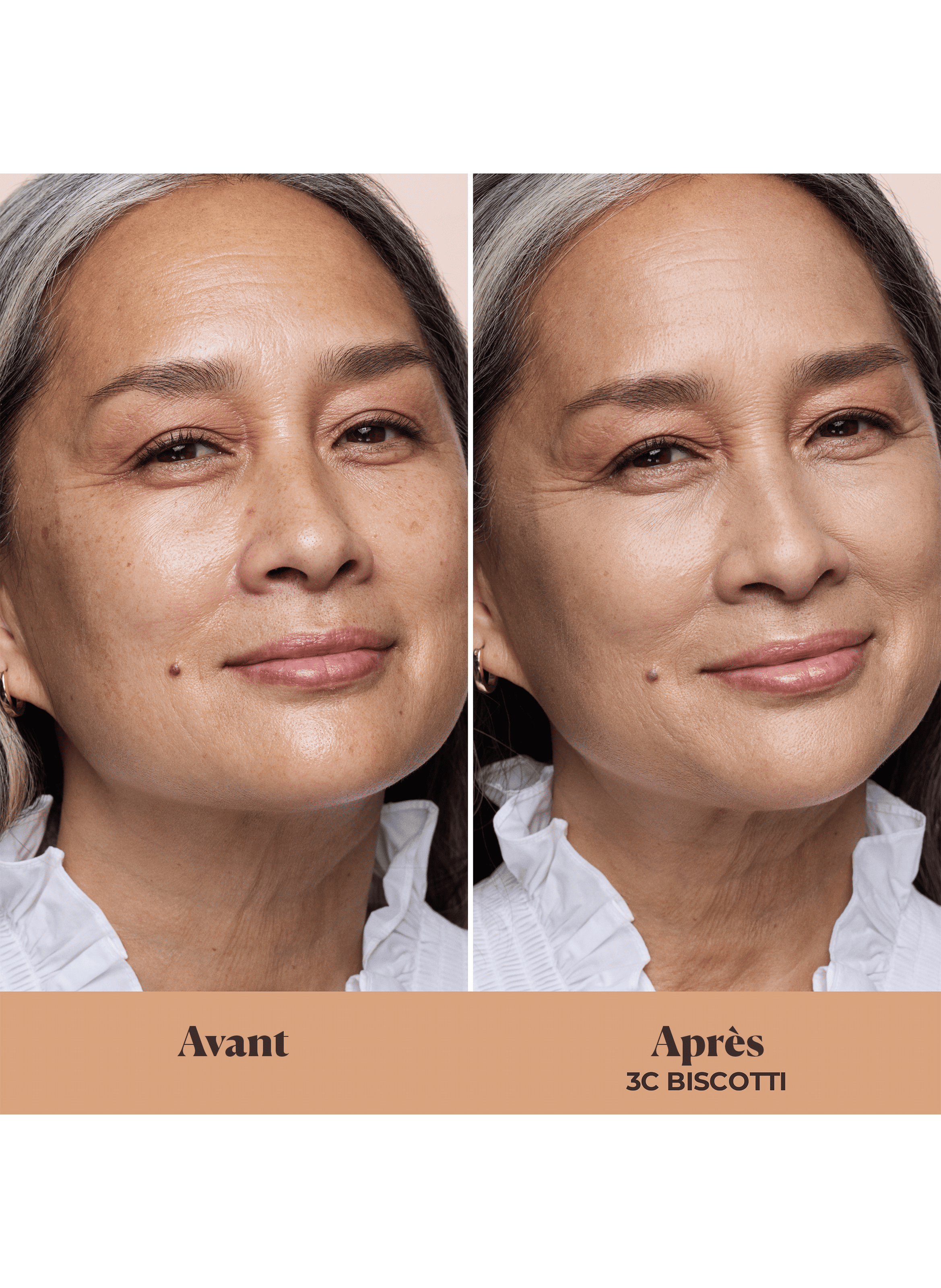 Real Flawless Feather Matte Powder Foundation LAURA MERCIER 3c biscotti 