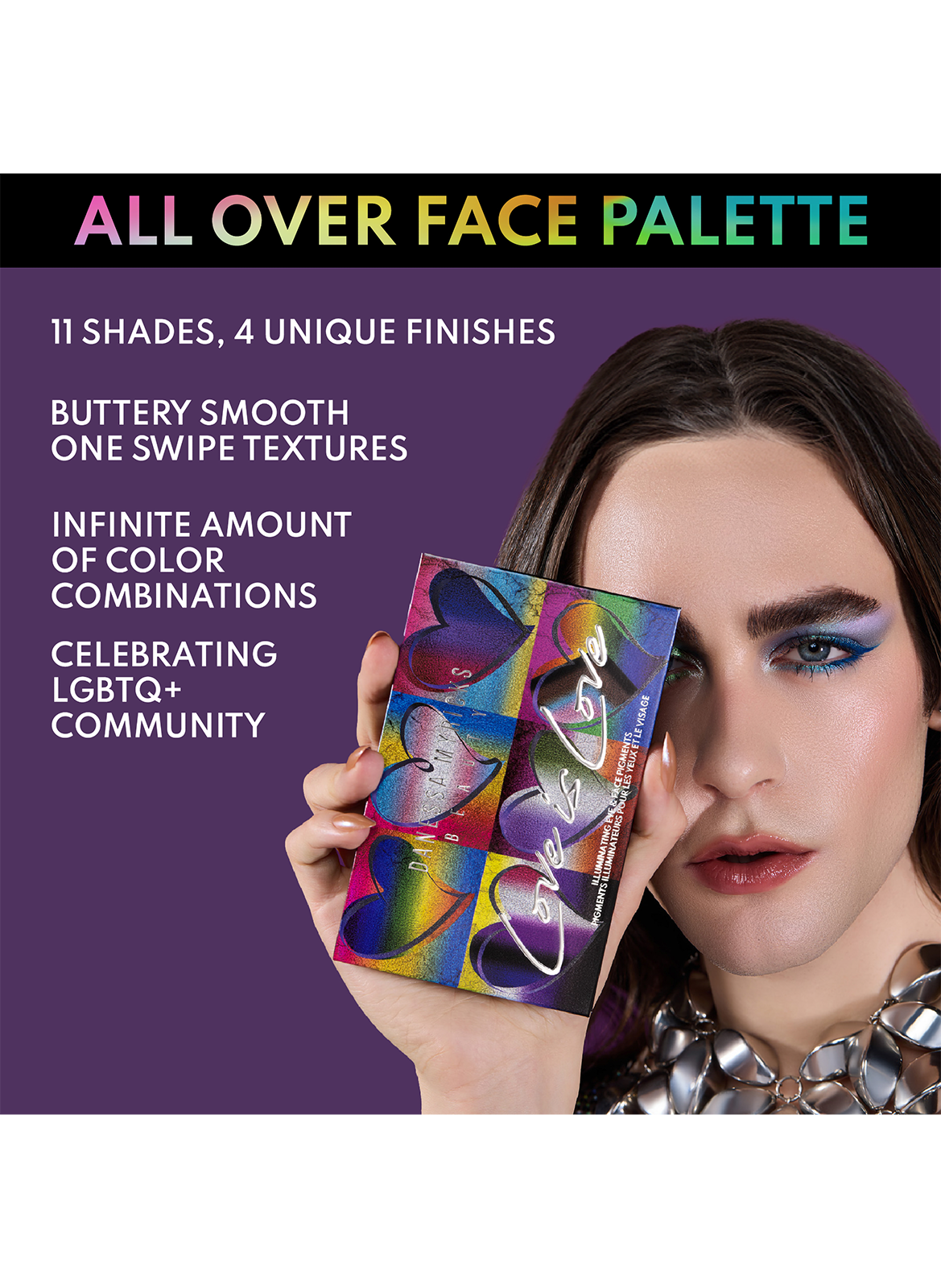 Pride Palette Love Is Love DANESSA MYRICKS No color