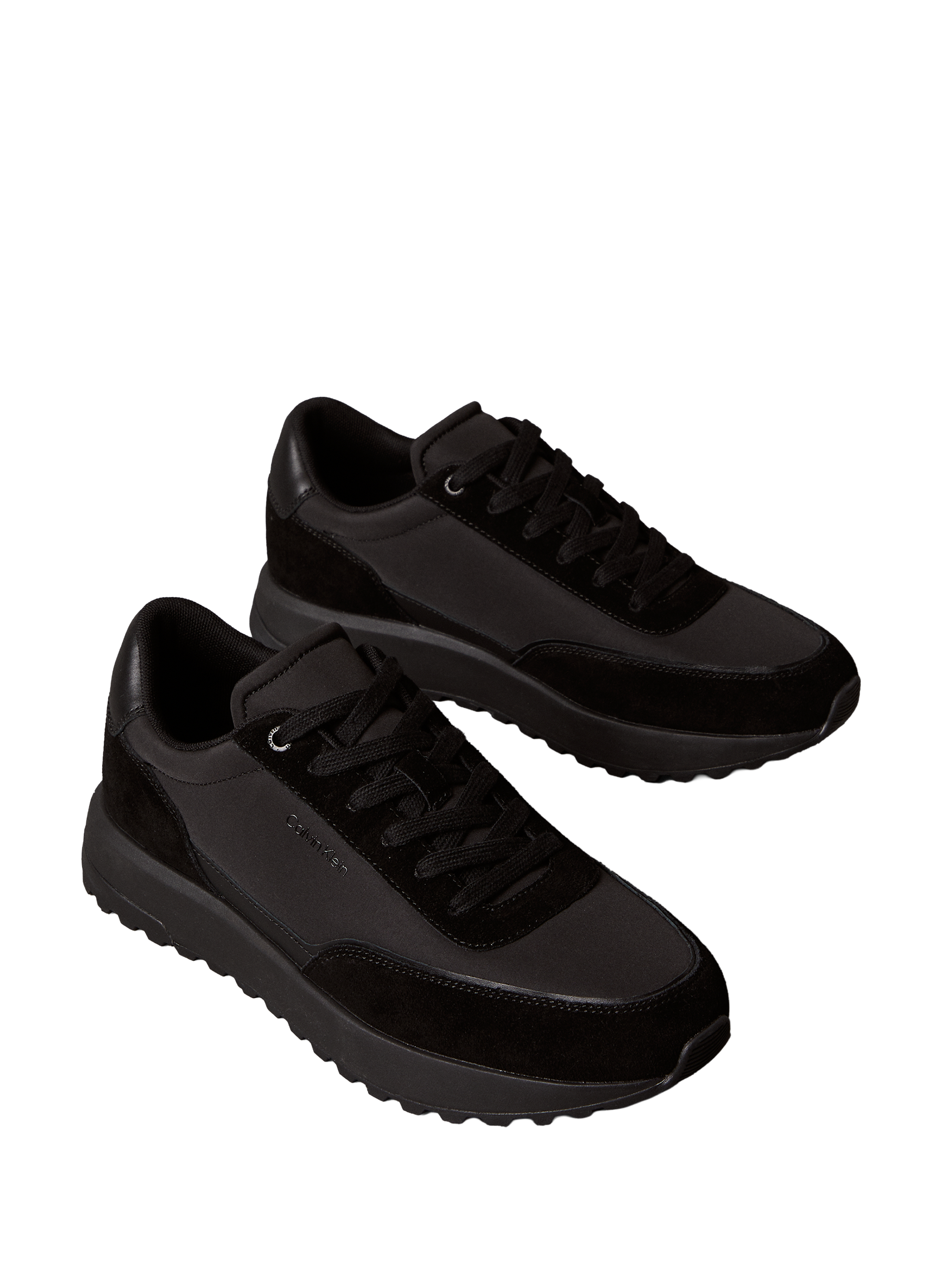 Baskets en cuir CALVIN KLEIN Noir