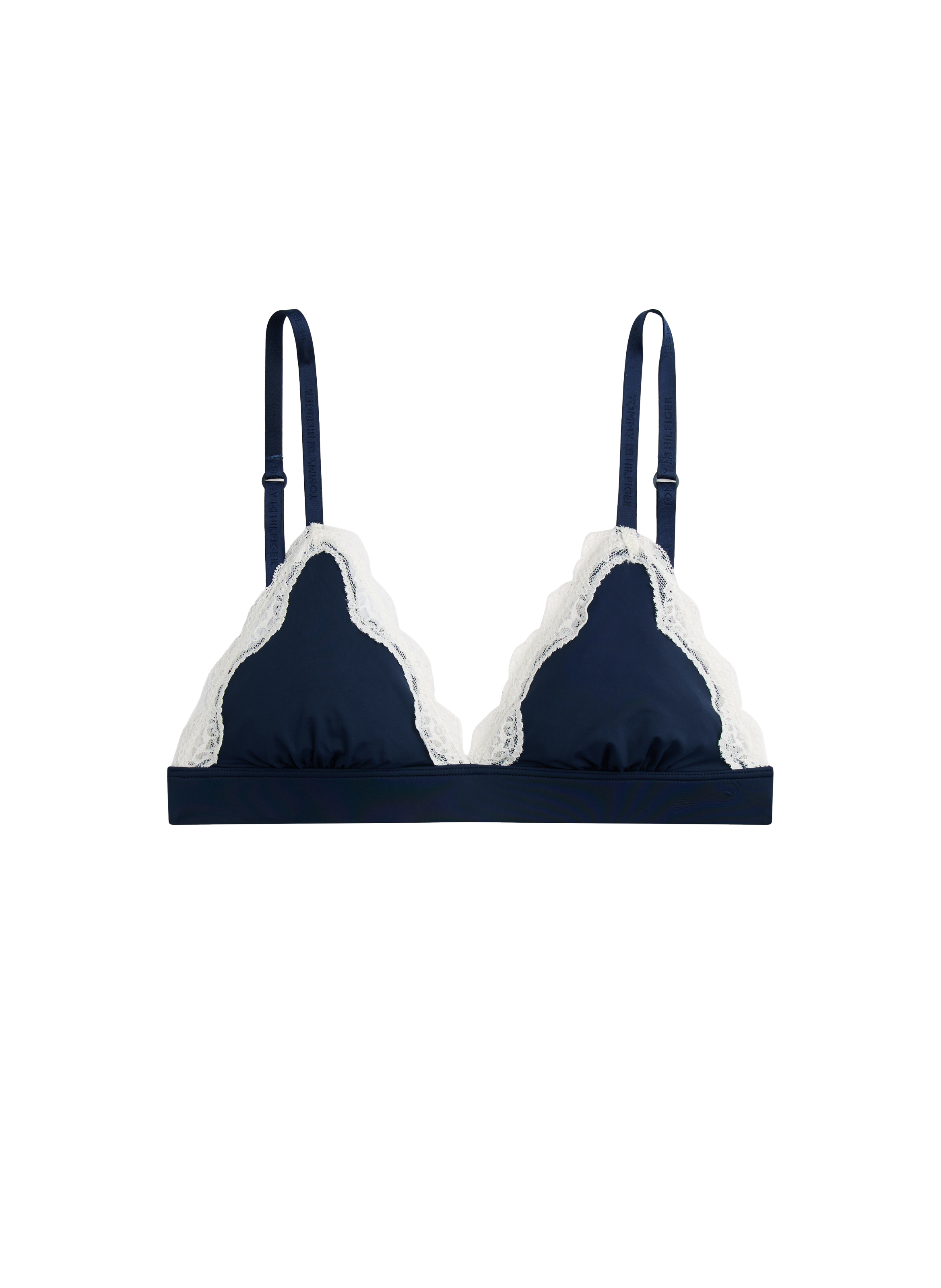 Bralette triangle à dentelle TOMMY HILFIGER Bleu