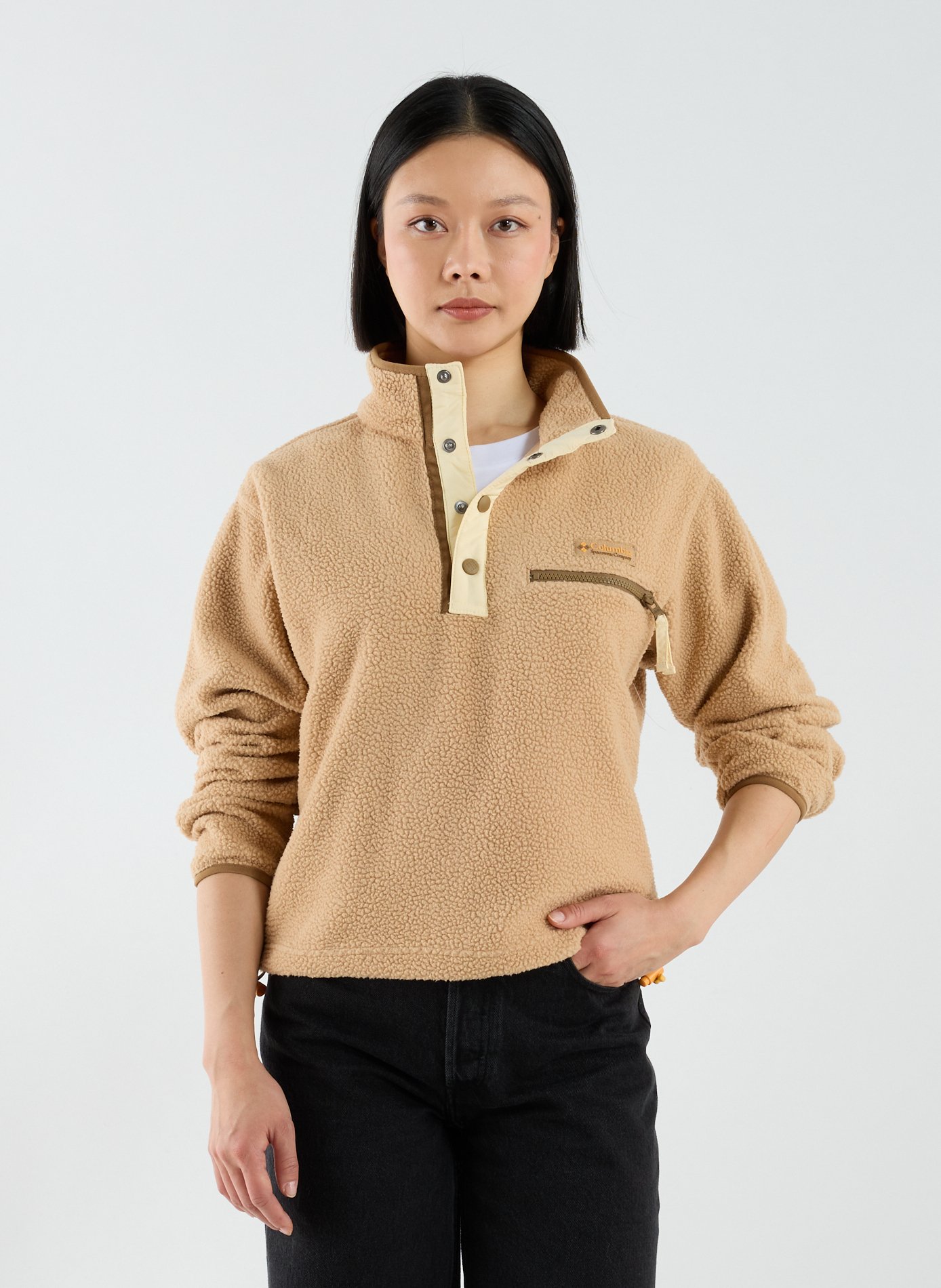 Pull duveteux  COLUMBIA Marron