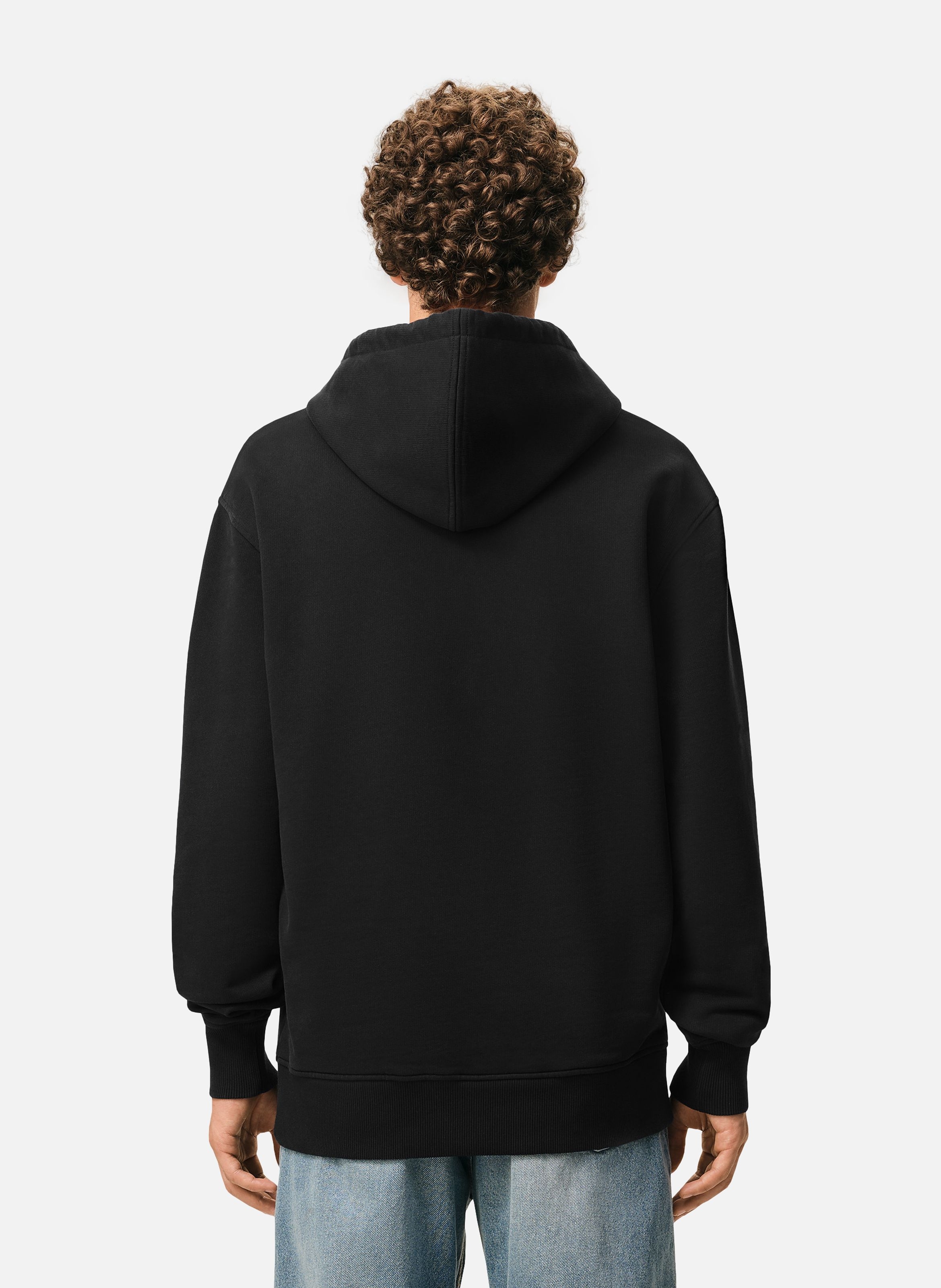 Hoodie Ami De Coeur En Coton AMI PARIS Noir