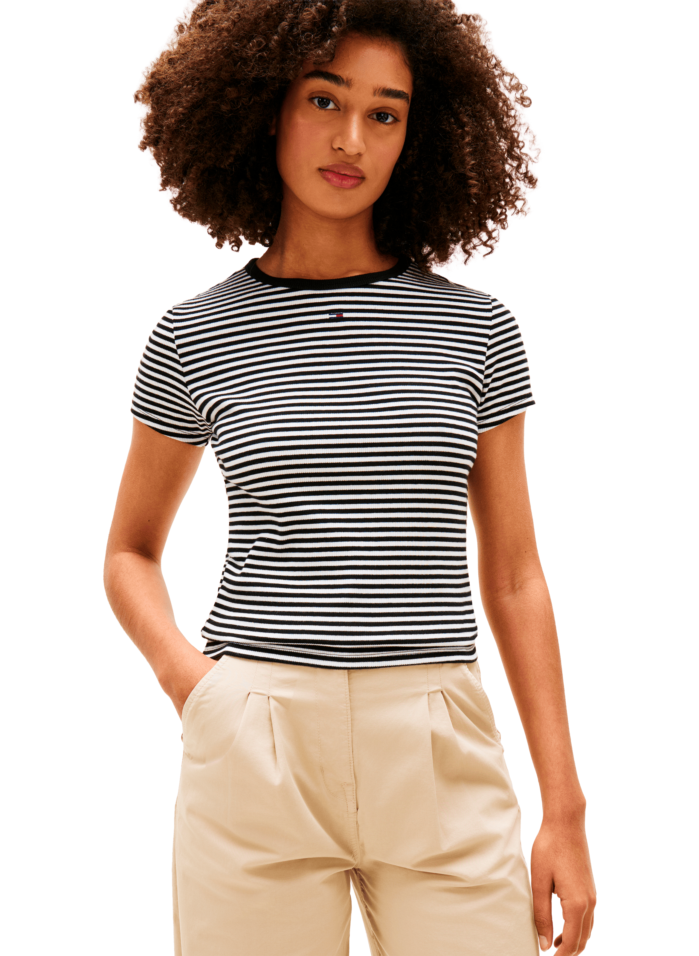  Logo T-shirt TOMMY HILFIGER Black