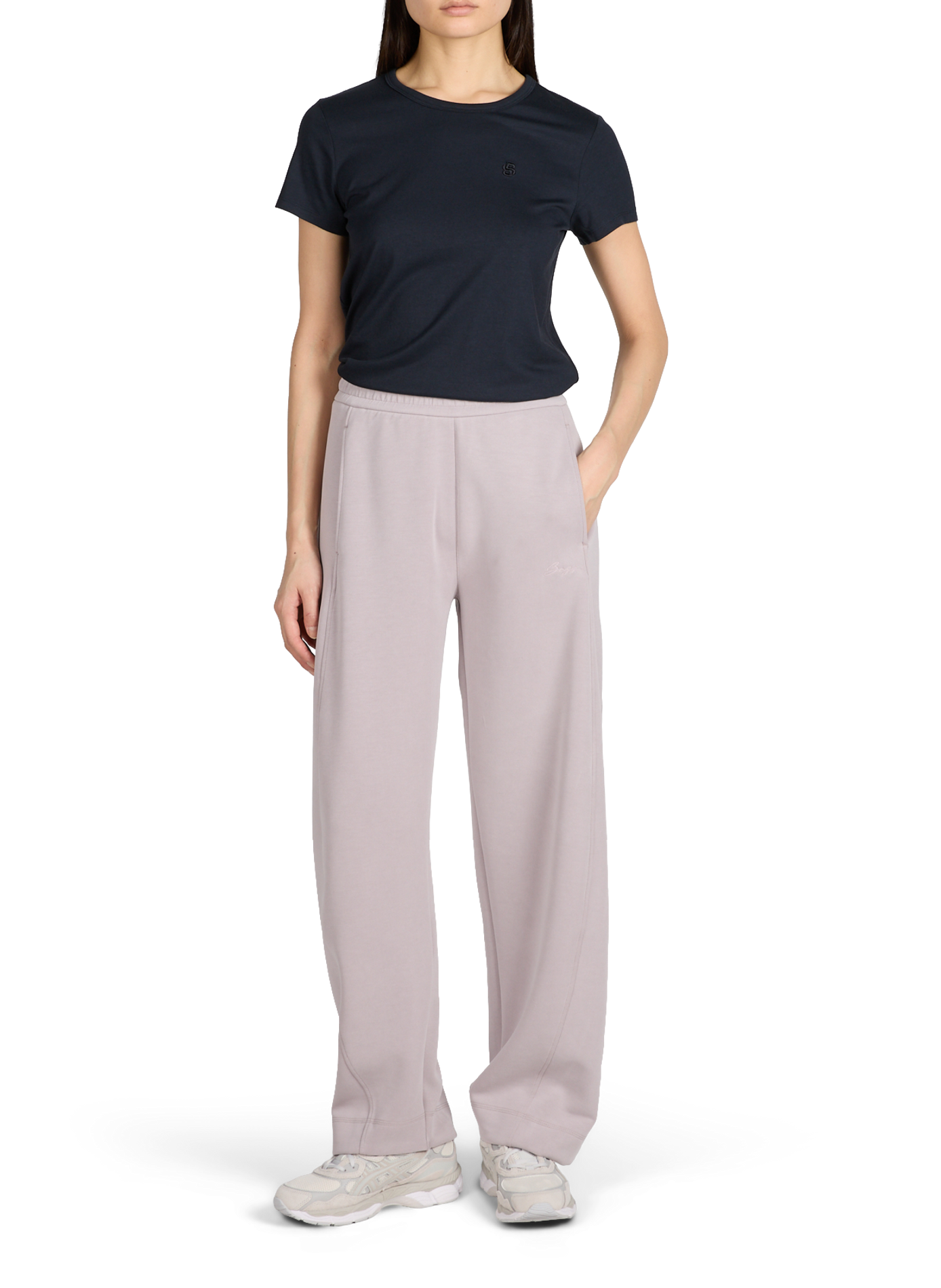 Pantalon de survêtement uni BOSS Violet