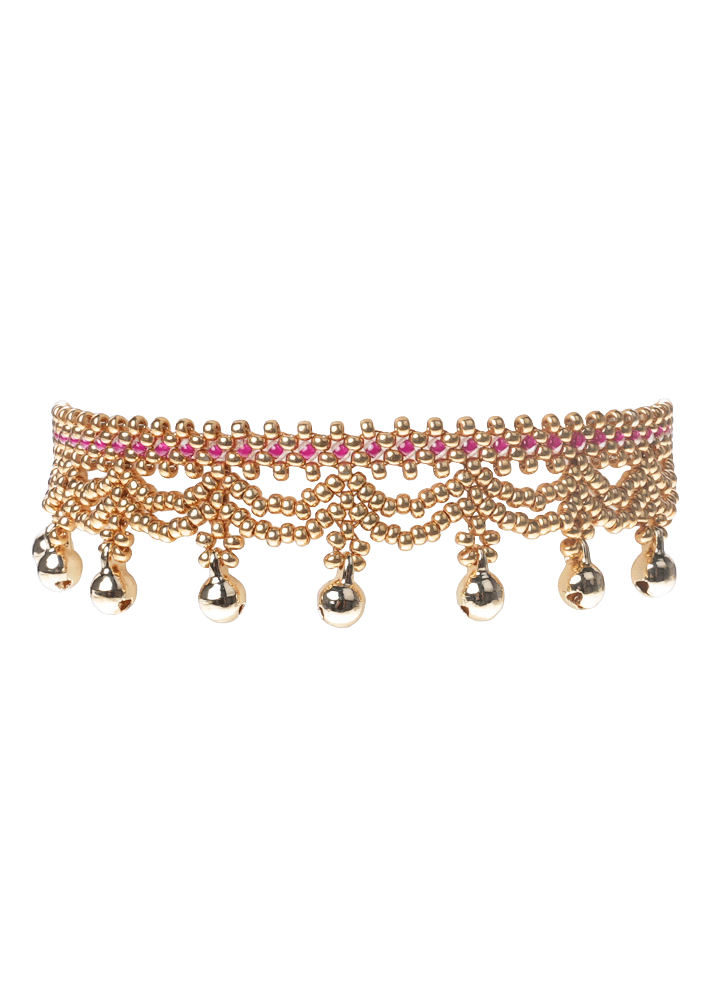 Bracelet de cheville chaîne avec breloques réglable amapa HIPANEMA Doré