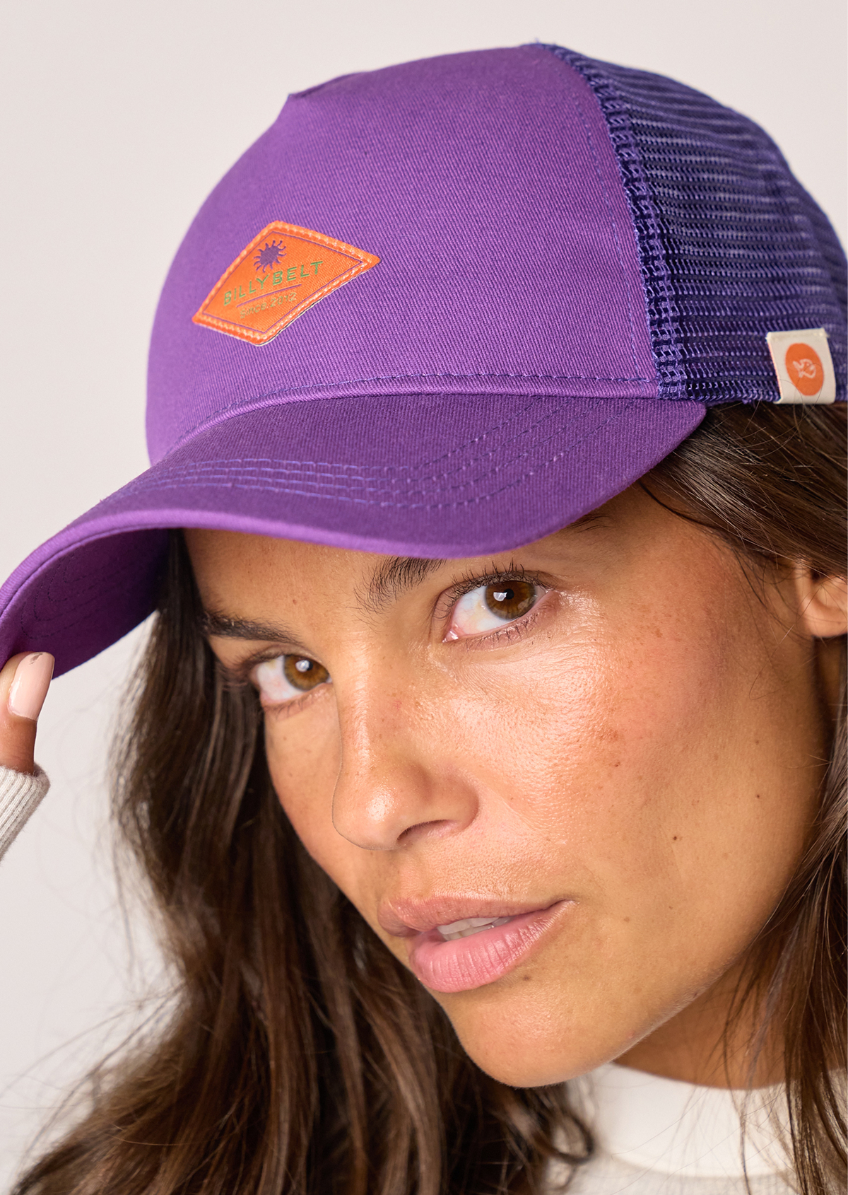 Casquette en coton trucker BILLYBELT Violet