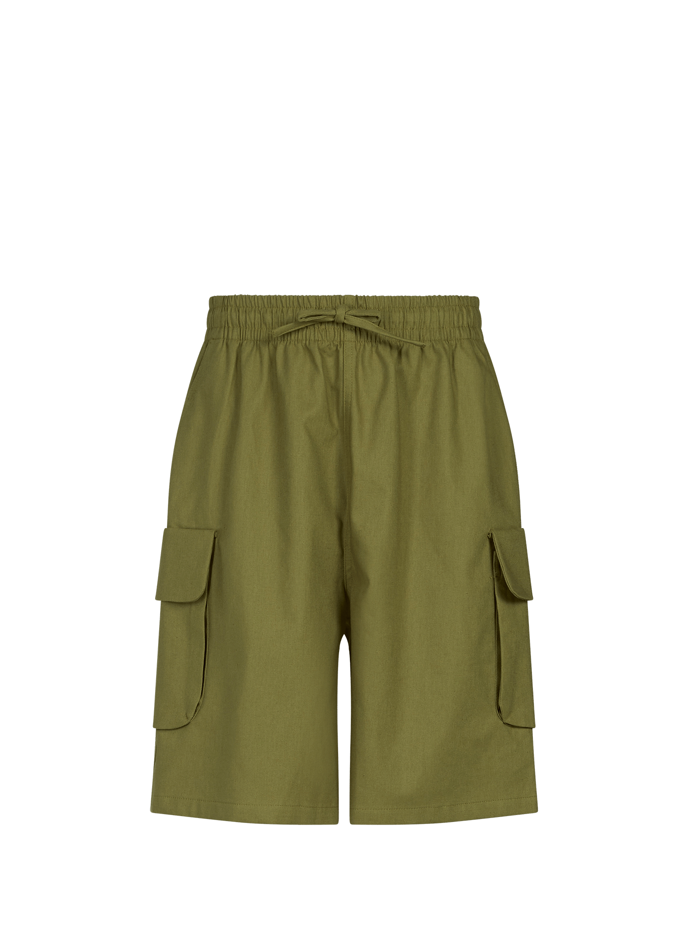 Short large en lin et coton ARTE ANTWERP Kaki