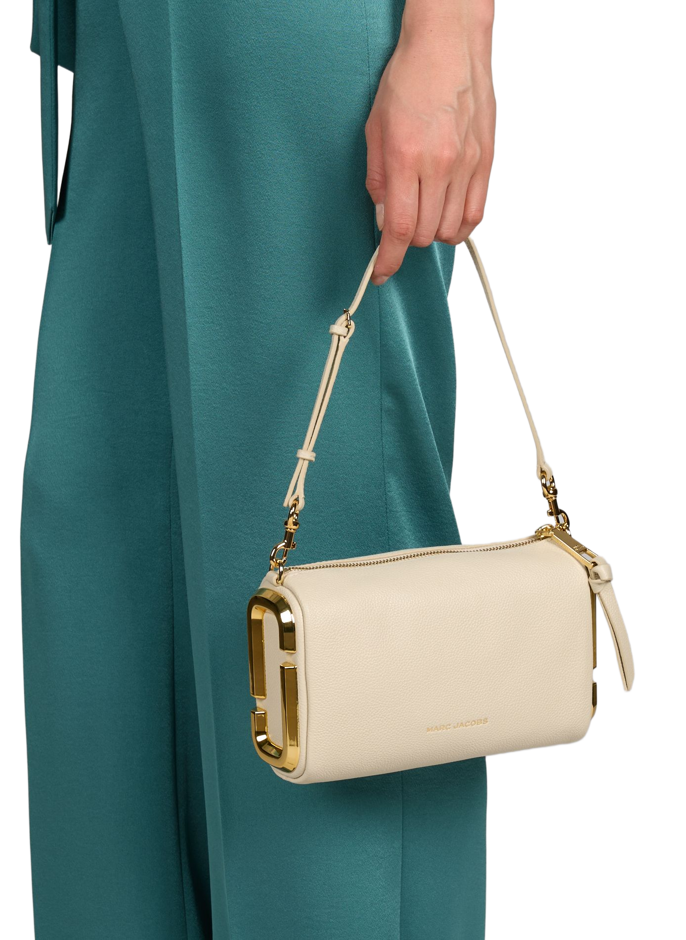 The Snapshot grained leather handbag MARC JACOBS Beige