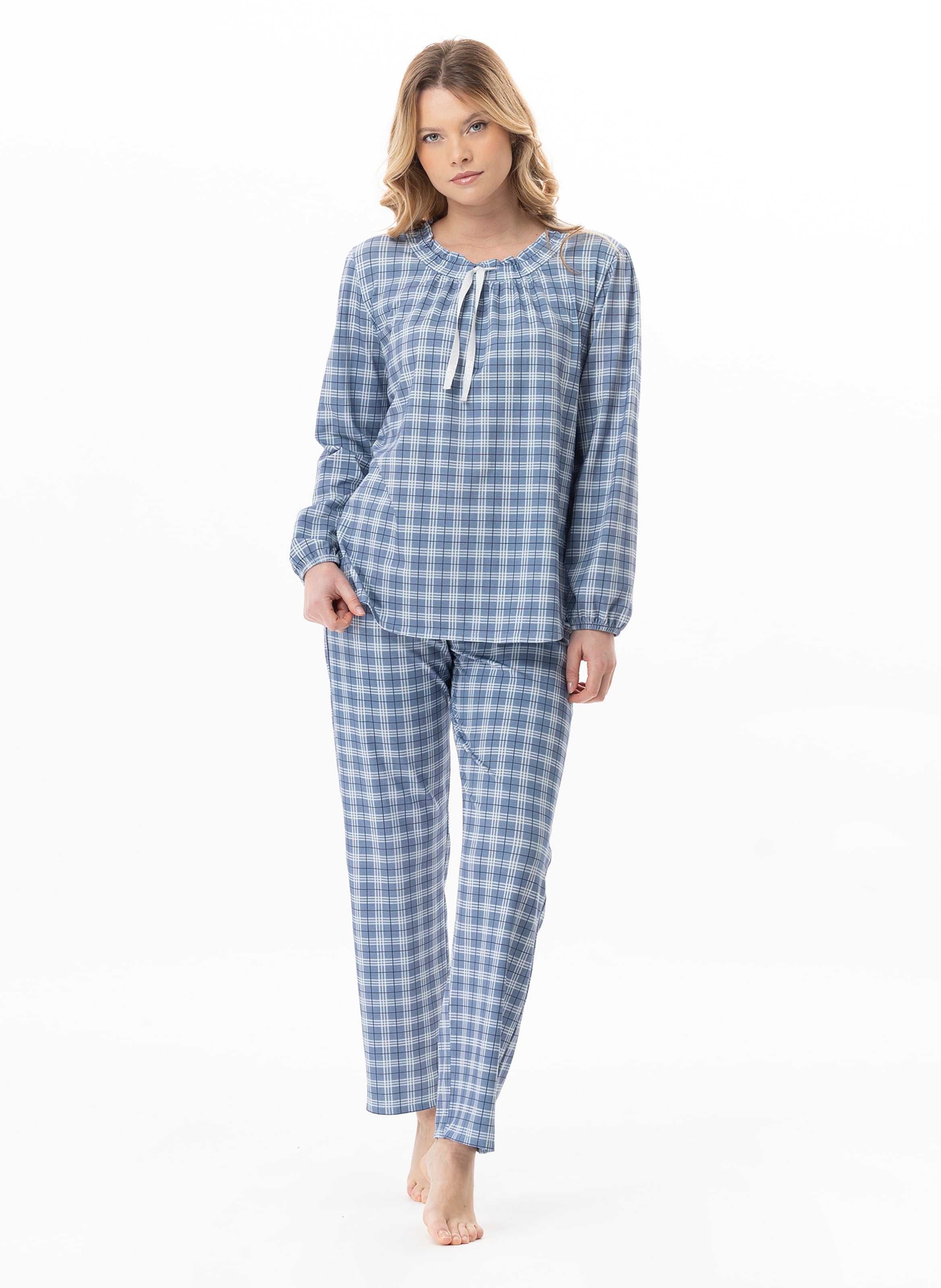 Pyjama en coton modal club 102 LE CHAT Bleu