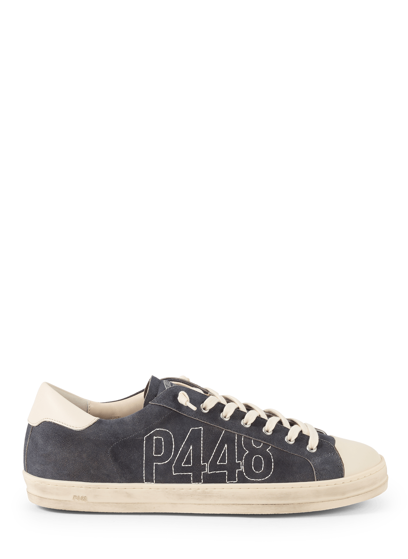 Scarpe da ginnastica con punta rinforzata in camoscio. P448 Blu
