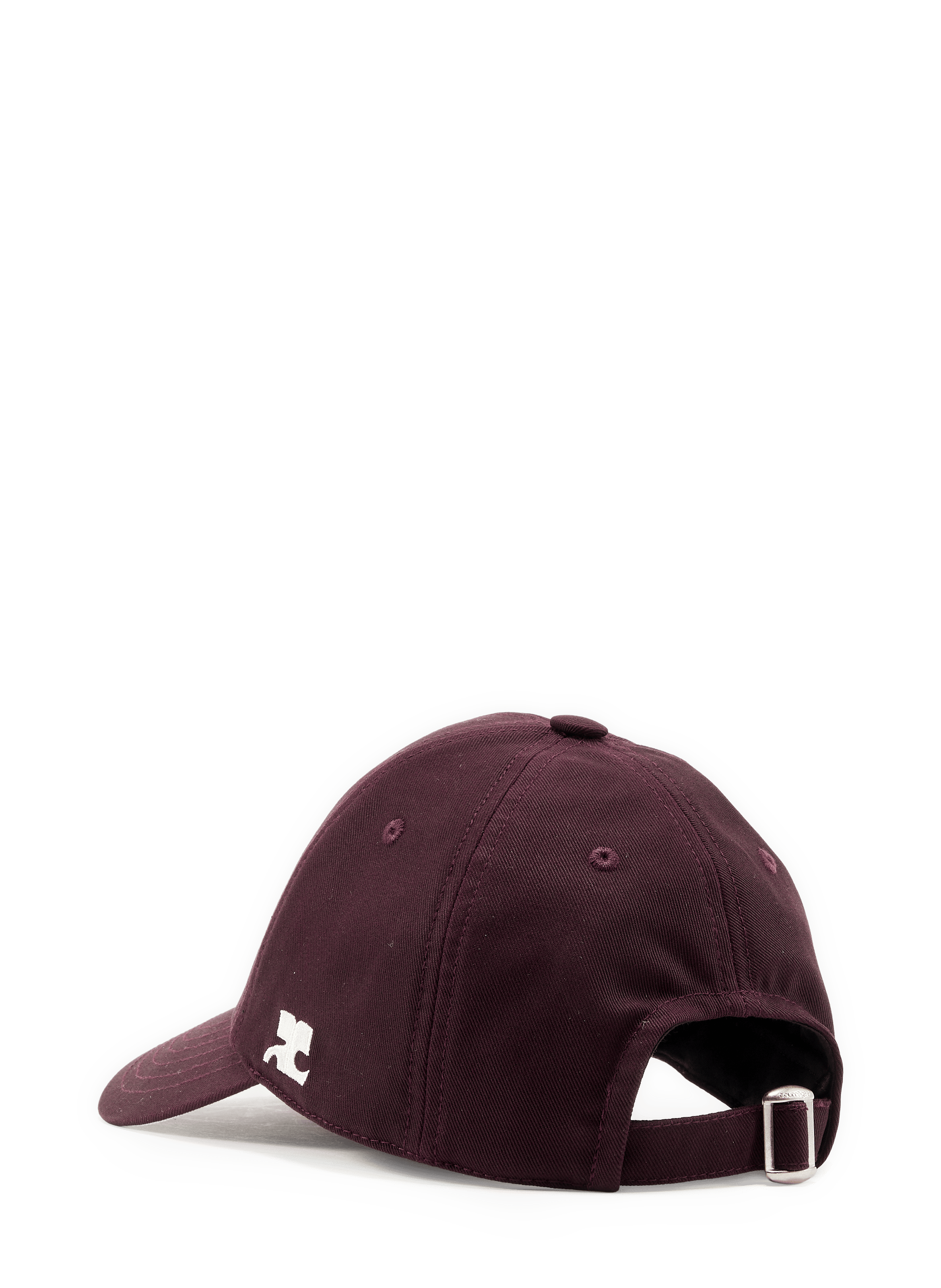 Casquette à logo en coton COURRÈGES Rouge