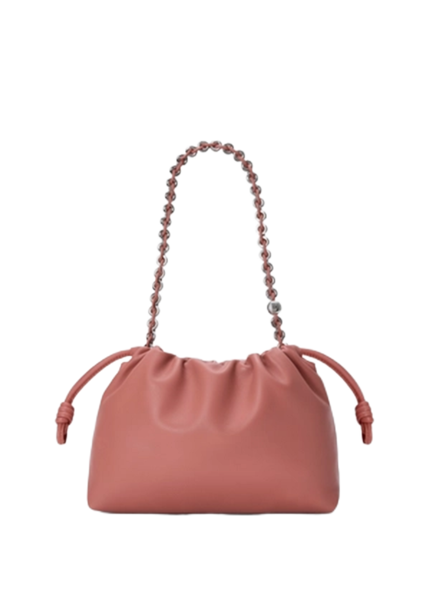 Sac Flamenco purse moyen en cuir  LOEWE Rose