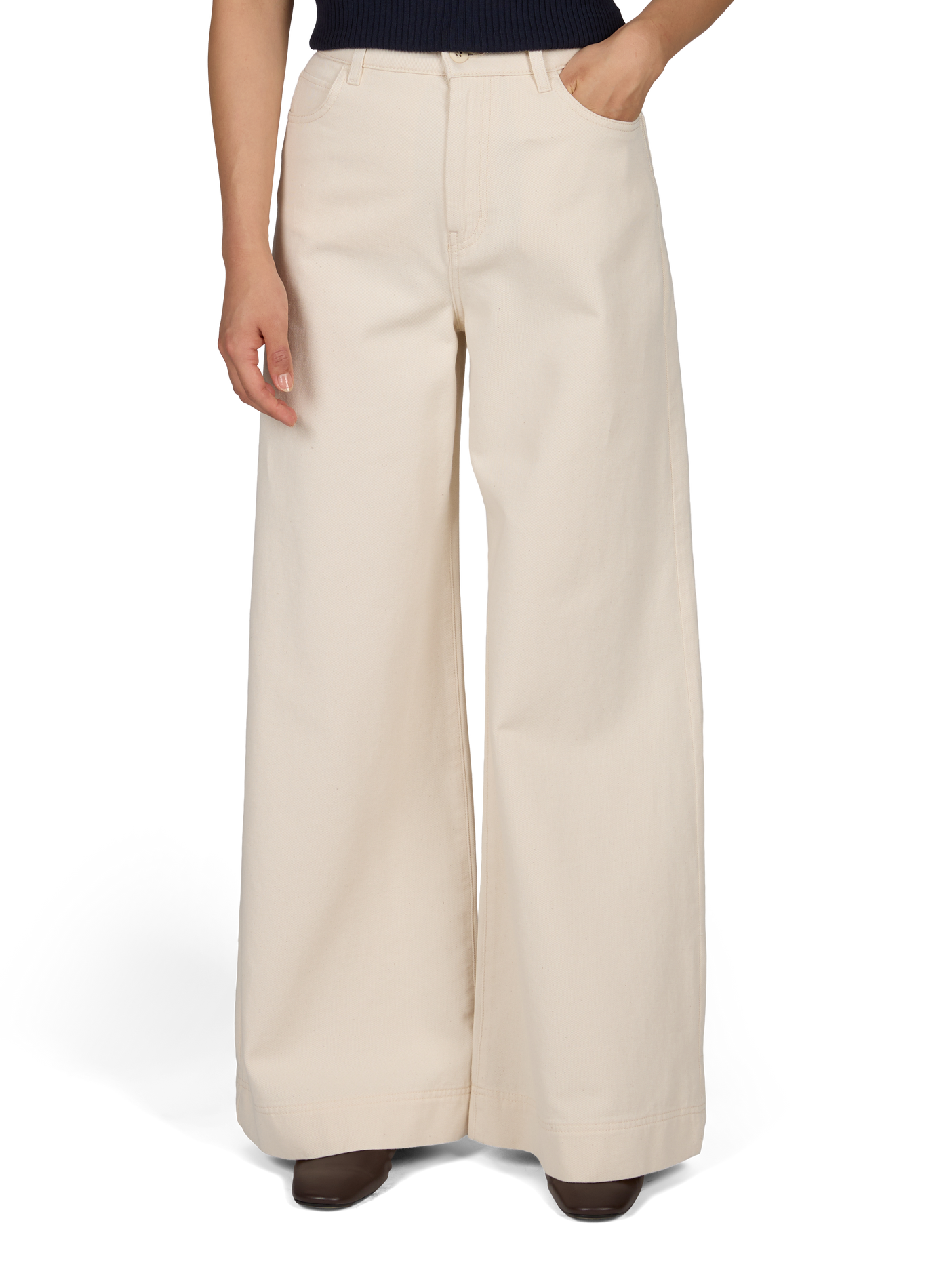 Weite Jeans MAX MARA WEEK END Beige