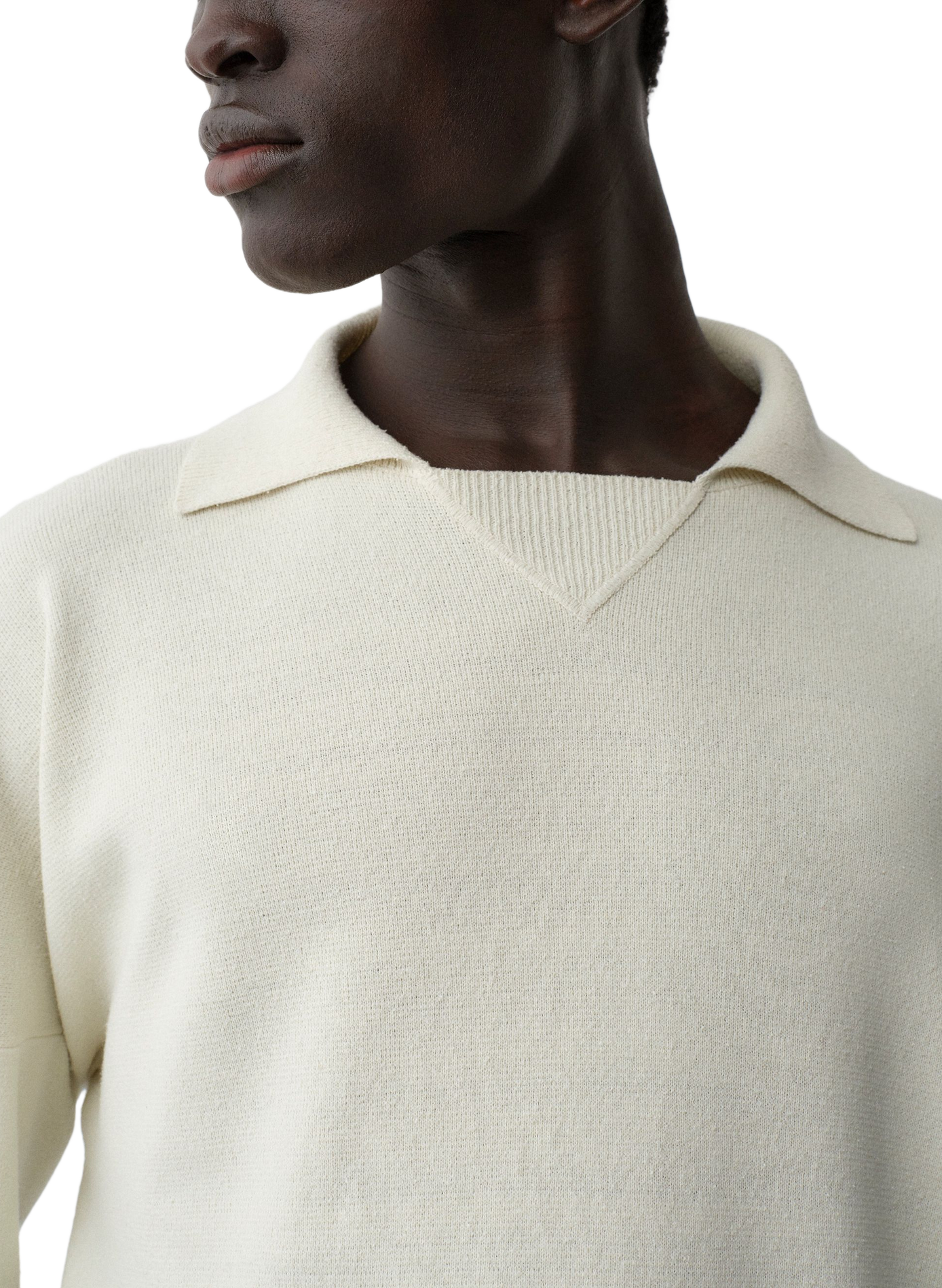 Silk oversize Desmond sweater CALVIN KLEIN COLLECTION White
