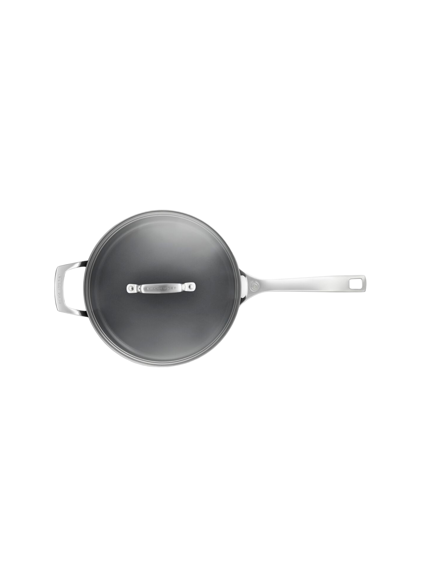 Essential Non-Stick Saute Pan with Lid LE CREUSET Black